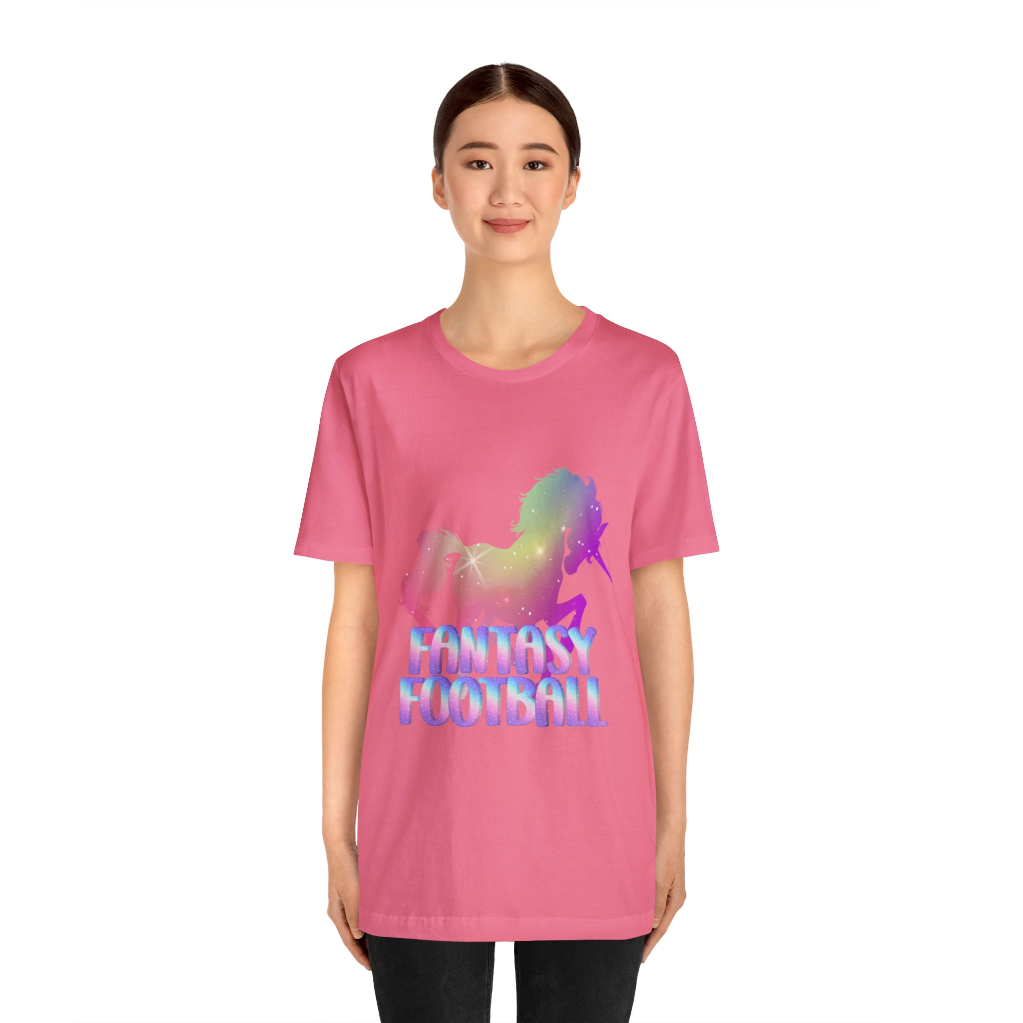 Fantasy Football Pink Shirt | Unicorn Fantasy Football Unisex T-Shirt