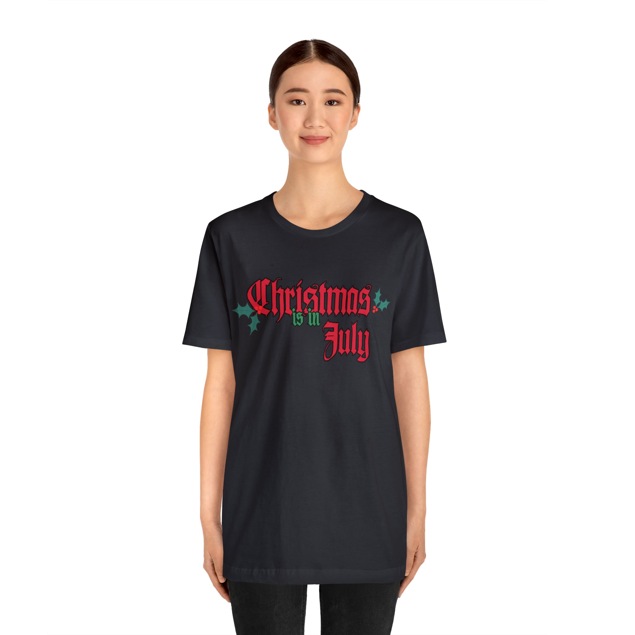 Christmas is in July Shirt | Christmas in July Statement T-Shirt