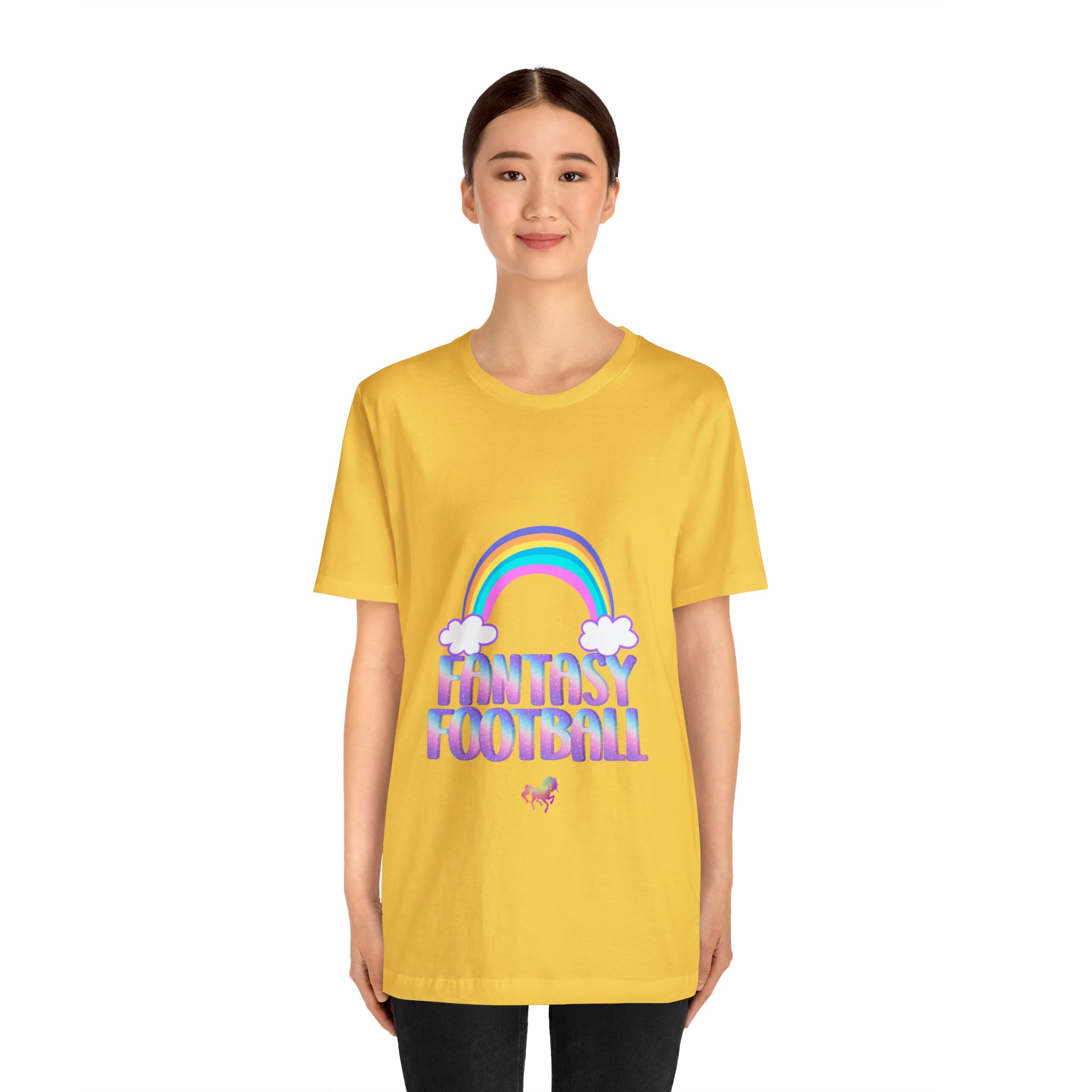 Cute Fantasy Football Shirt | Pink Cute Fantasy Football Unisex T-Shirt