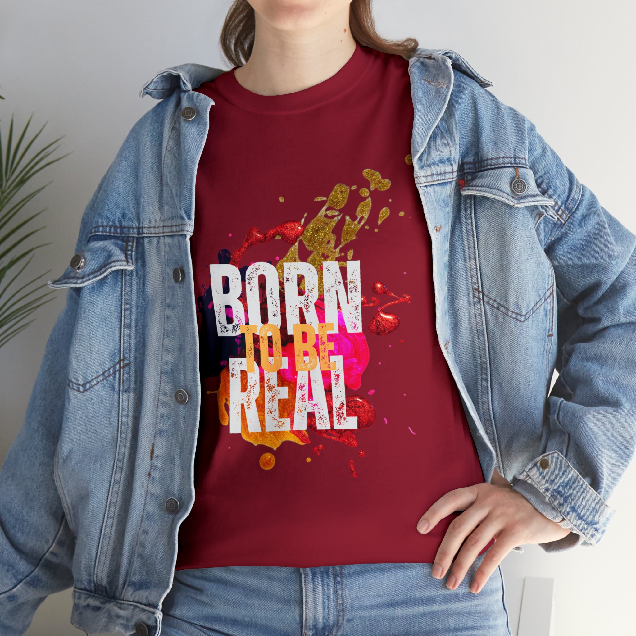 Born To Be Real  | Genuine Spirit Unisex Statement Tee
