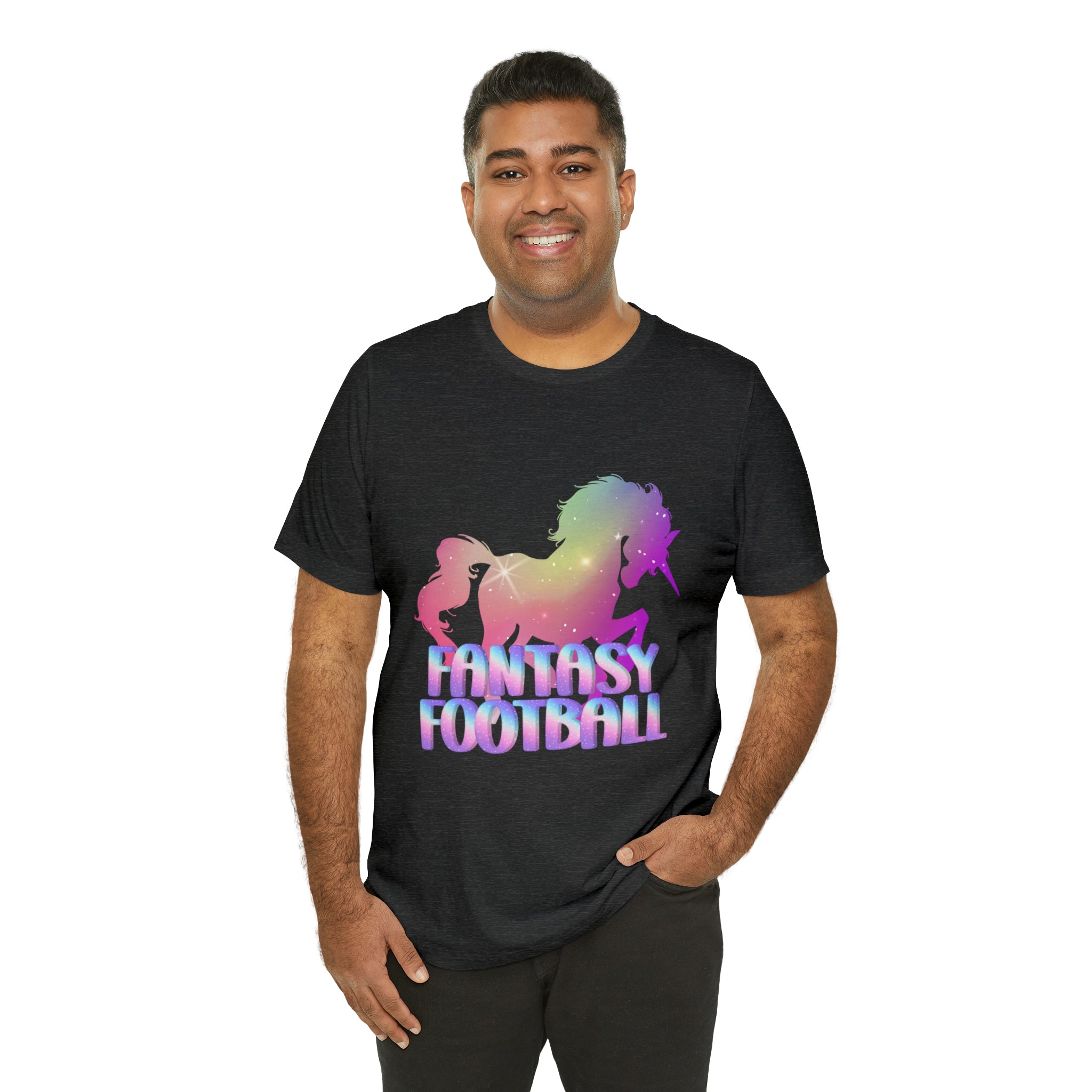 Fantasy Football Pink Shirt | Unicorn Fantasy Football Unisex T-Shirt
