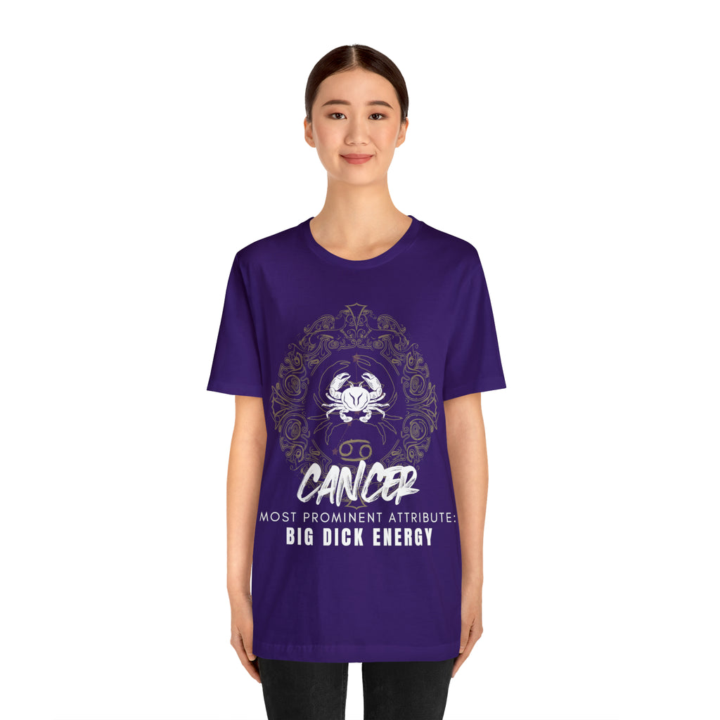 Cancer Zodiac Big Dick Energy Shirt | Zodiac Sign Statement T-Shirt