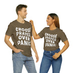 Prayer Over Panic Unisex Shirt | Religious Shirt for Prayers