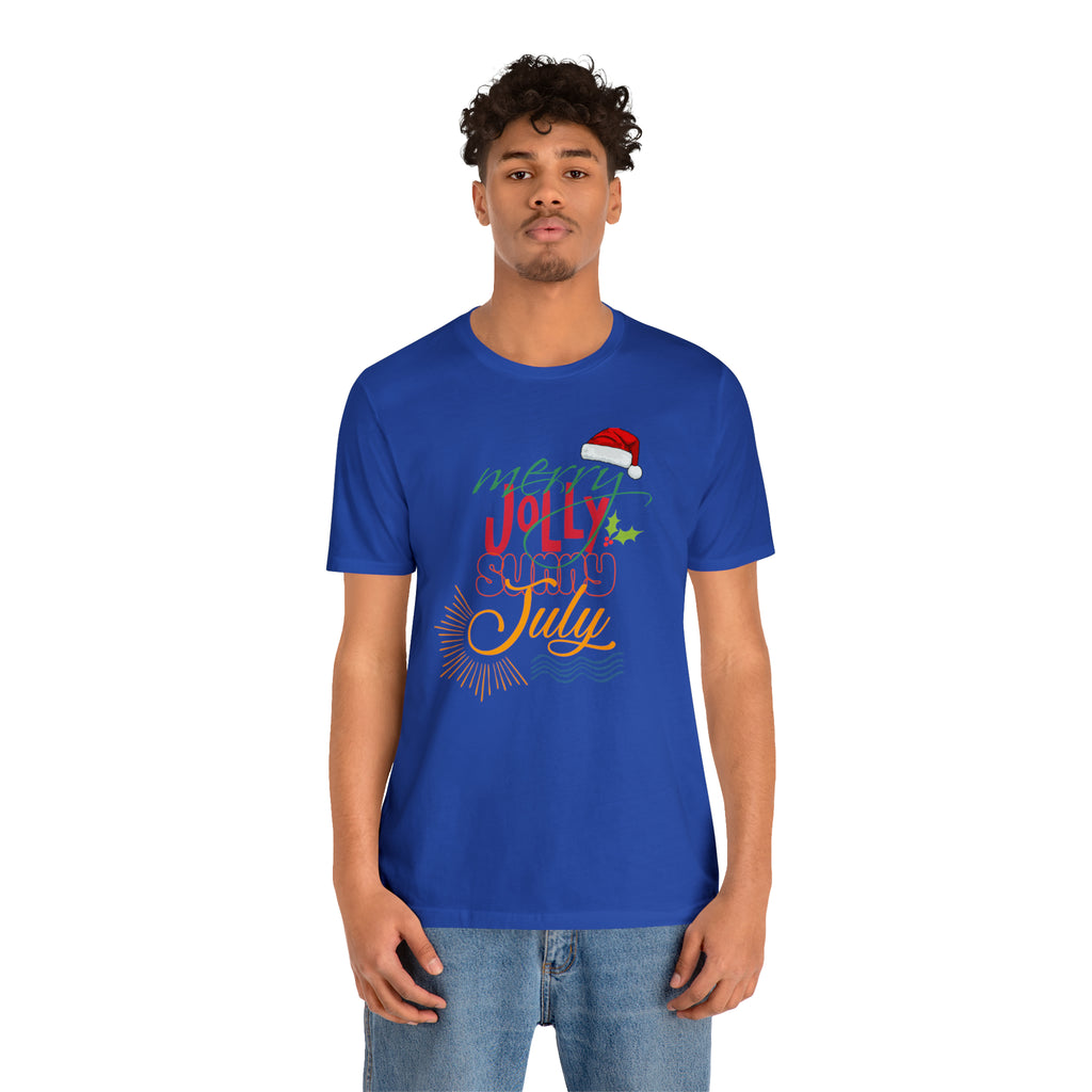 Merry Sunny July Shirt | Christmas in July Statement T-Shirt