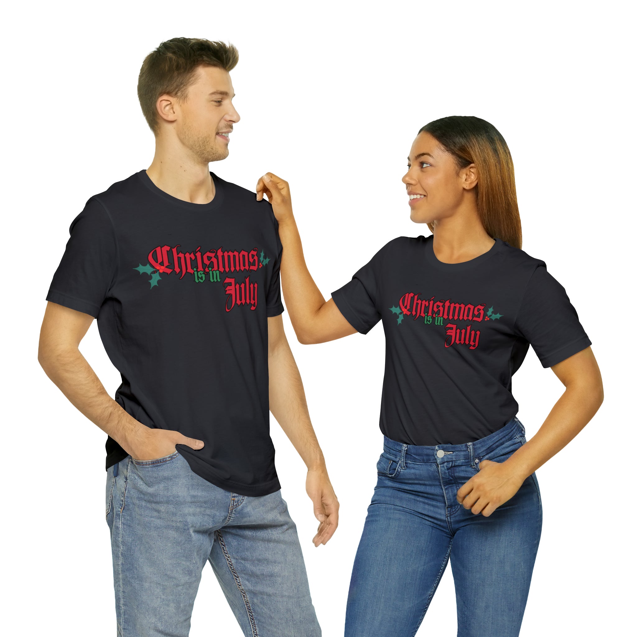 Christmas is in July Shirt | Christmas in July Statement T-Shirt