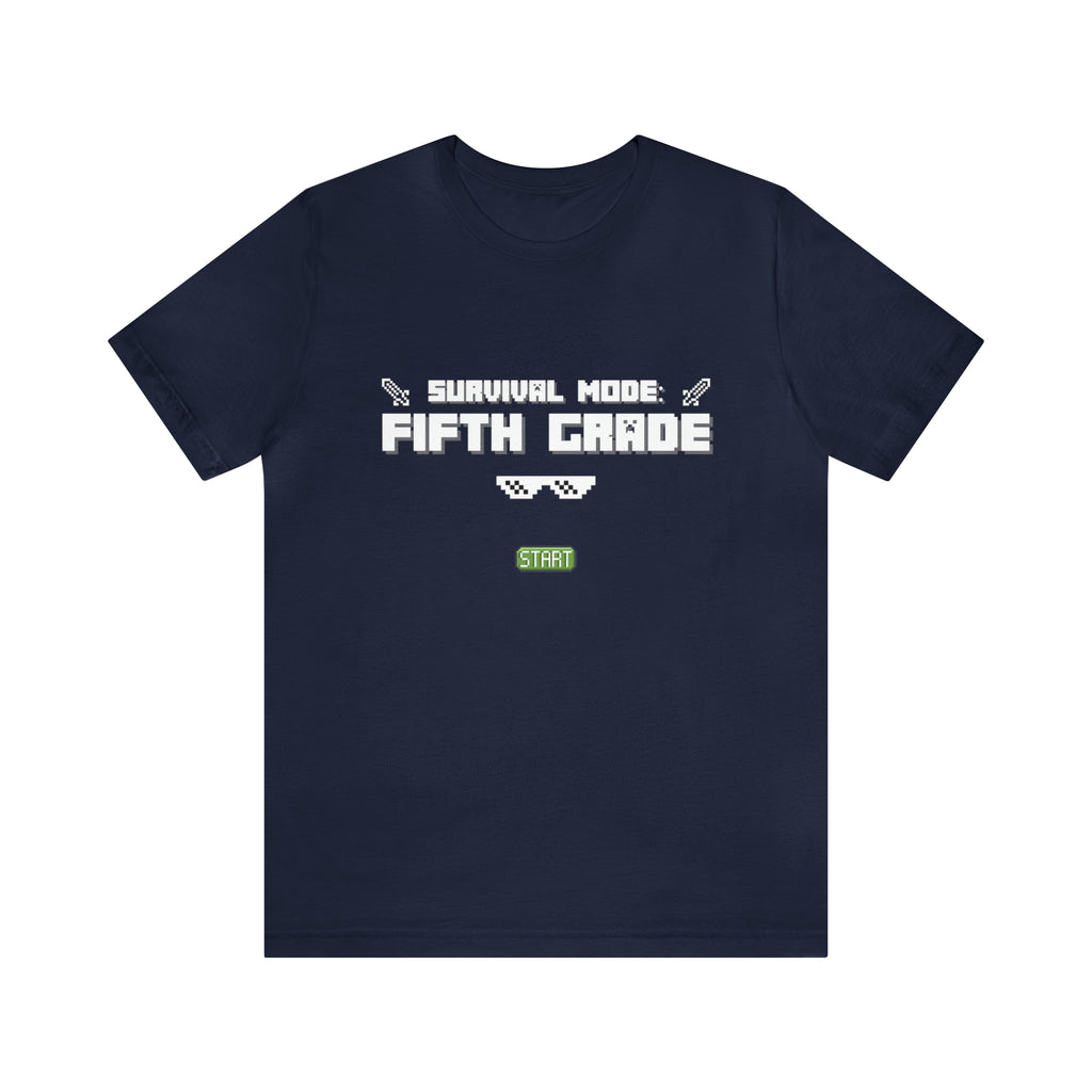 Fifth Grade Survival Mode | Minecraft School Unisex T-Shirt