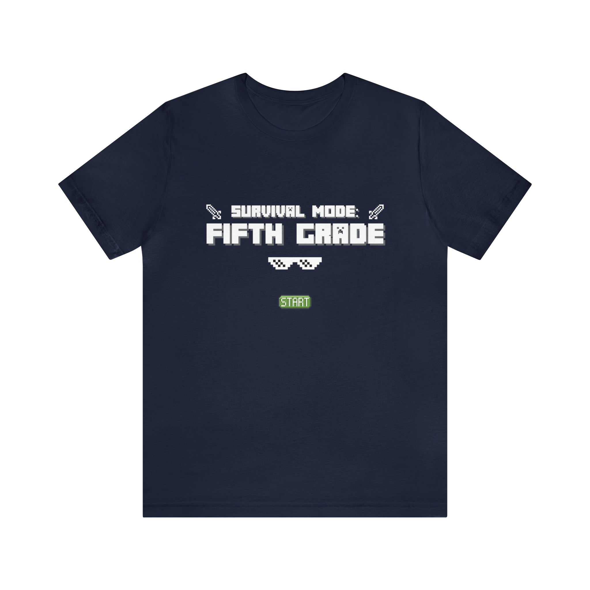 Fifth Grade Survival Mode | Minecraft School Unisex T-Shirt