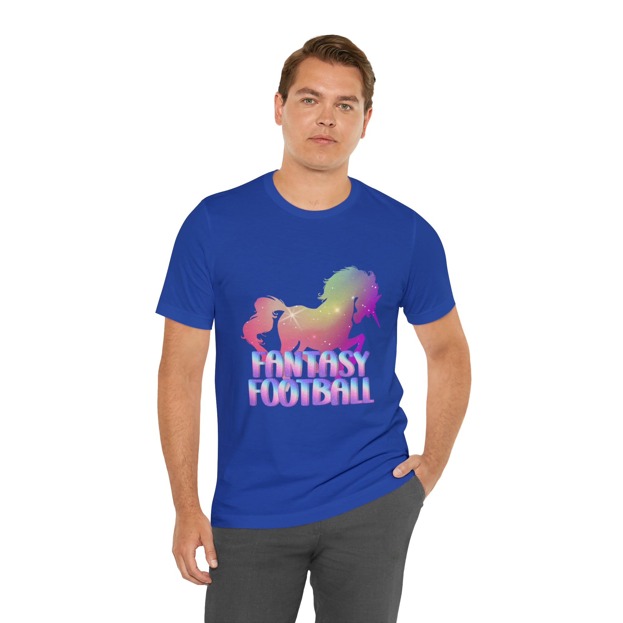 Fantasy Football Pink Shirt | Unicorn Fantasy Football Unisex T-Shirt