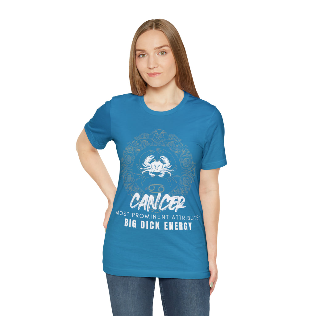Cancer Zodiac Big Dick Energy Shirt | Zodiac Sign Statement T-Shirt