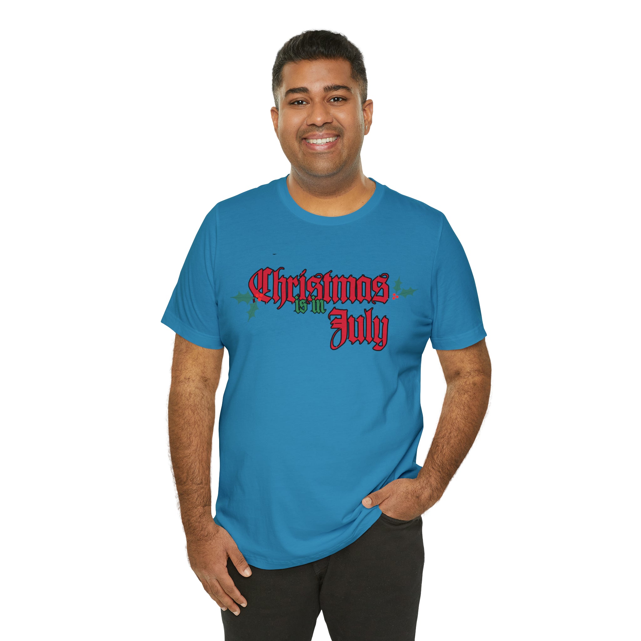 Christmas is in July Shirt | Christmas in July Statement T-Shirt