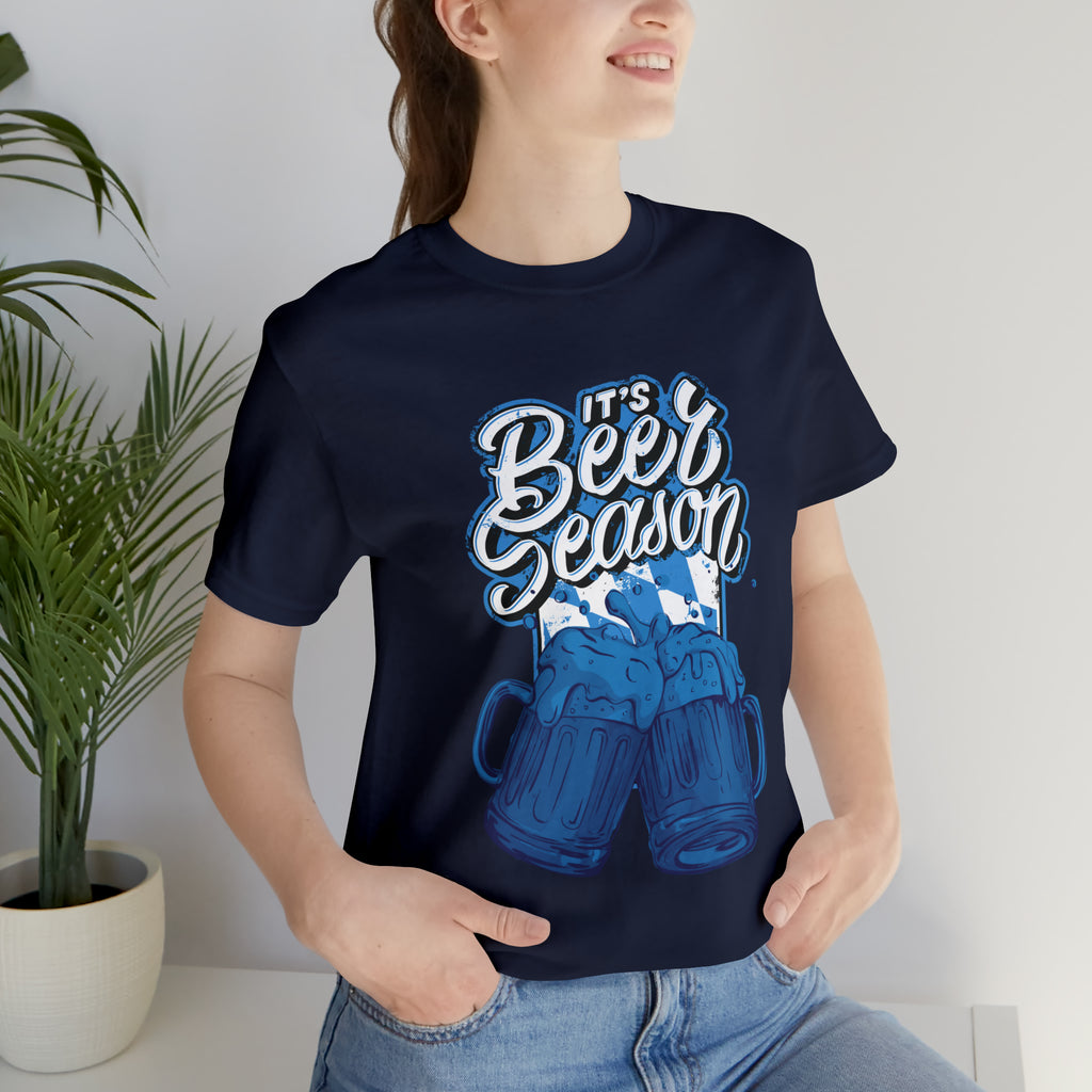 Beer Season Blue Shirt | Drink Beer Unisex T-Shirt