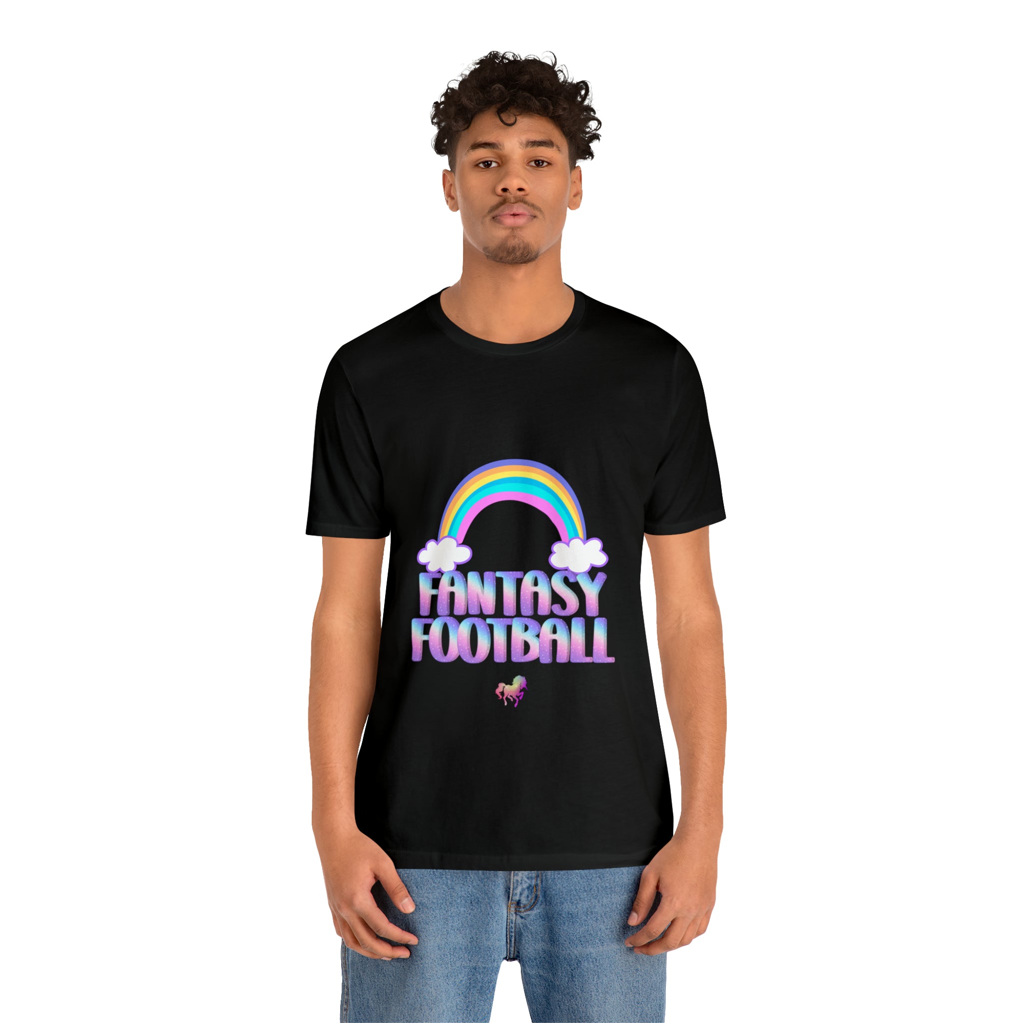 Cute Fantasy Football Shirt | Pink Cute Fantasy Football Unisex T-Shirt