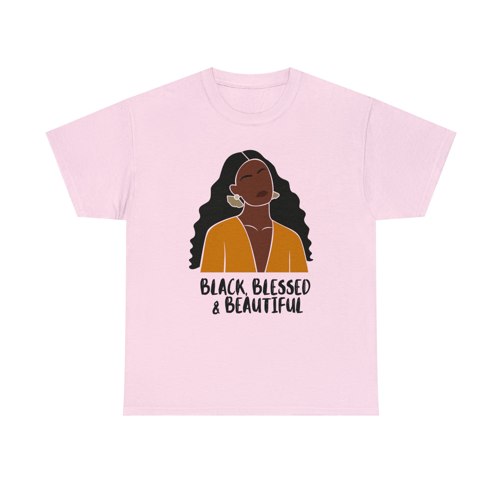 Black, Blessed & Beautiful Shirt | Empowered & Beautiful Cotton T-shirt