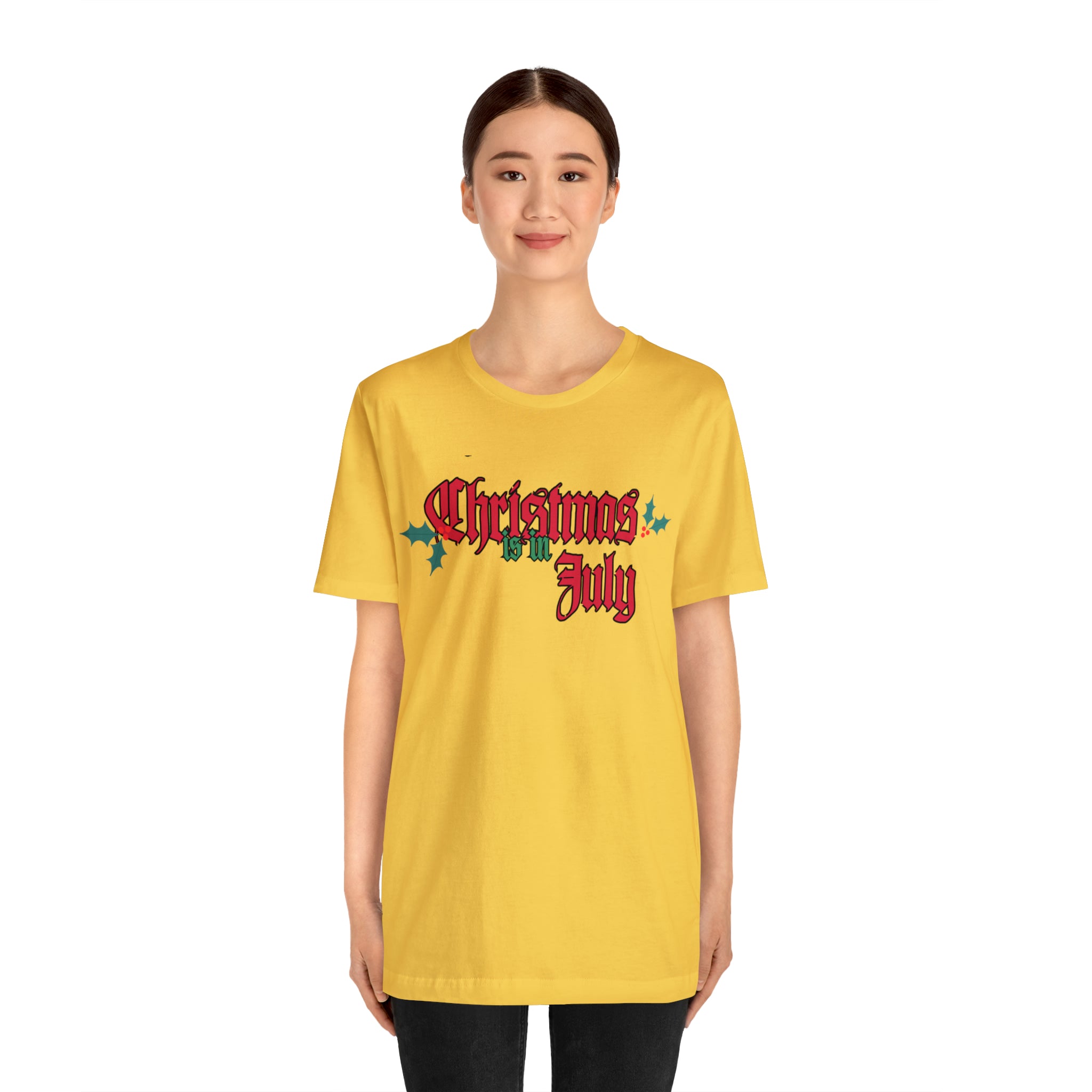 Christmas is in July Shirt | Christmas in July Statement T-Shirt