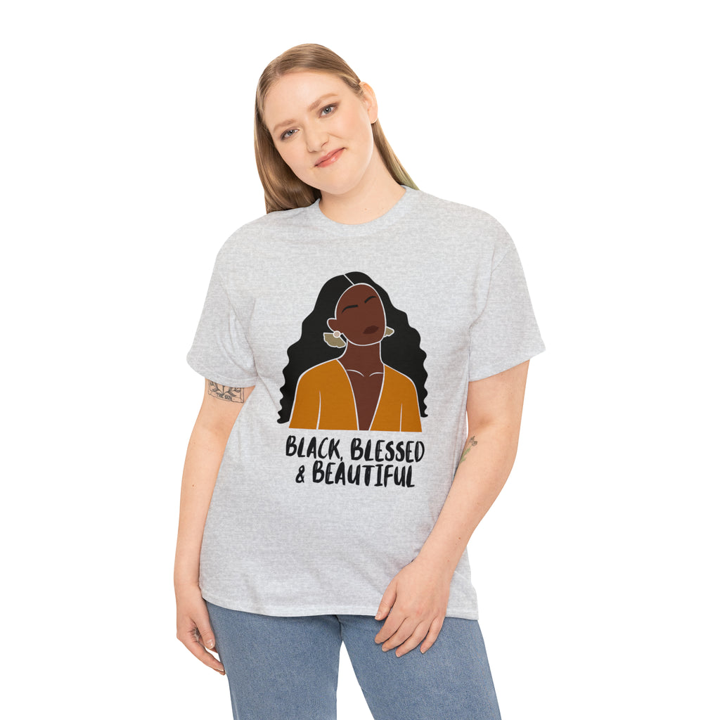Black, Blessed & Beautiful Shirt | Empowered & Beautiful Cotton T-shirt