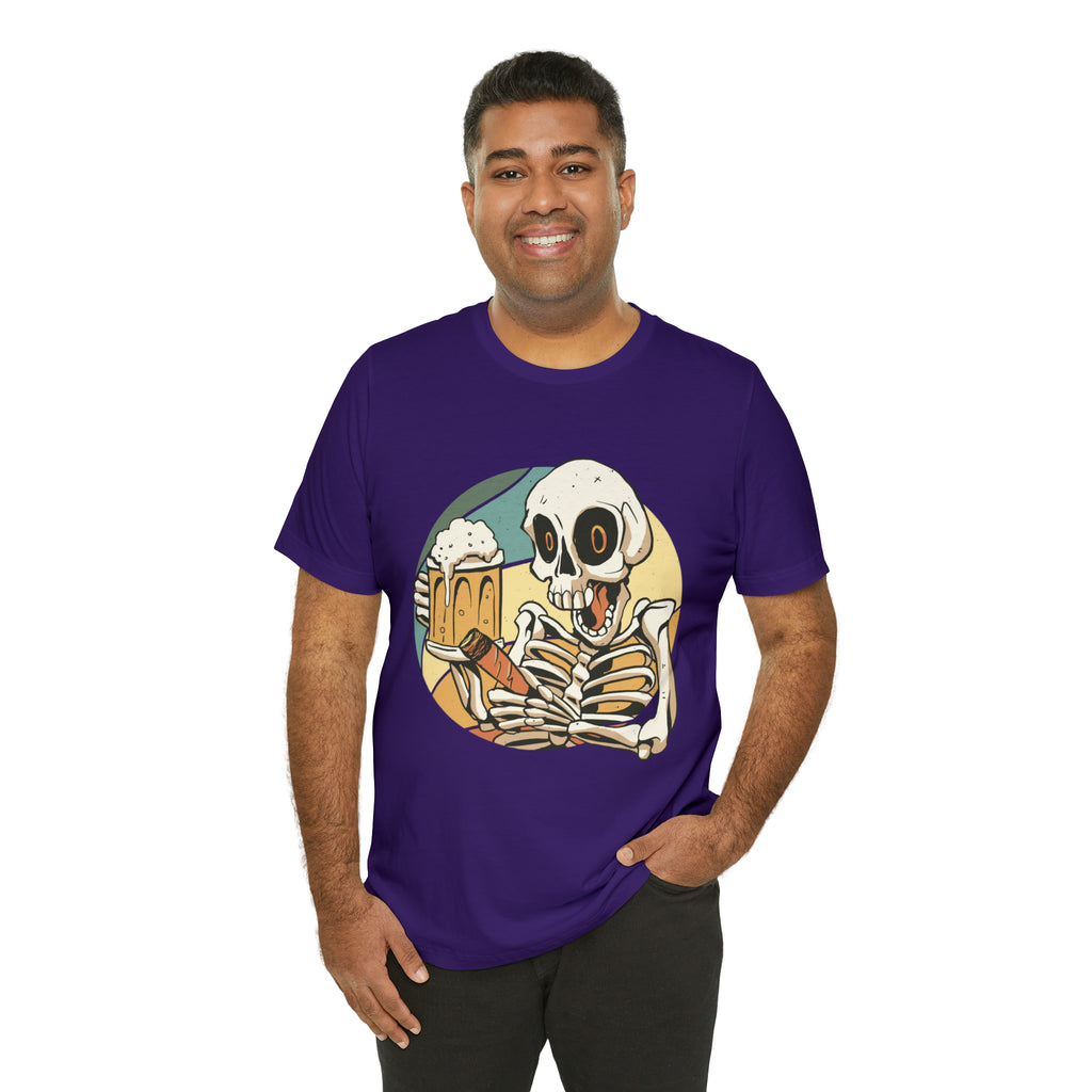 Skeleton Beer Shirt | Drink Beer Unisex T-Shirt