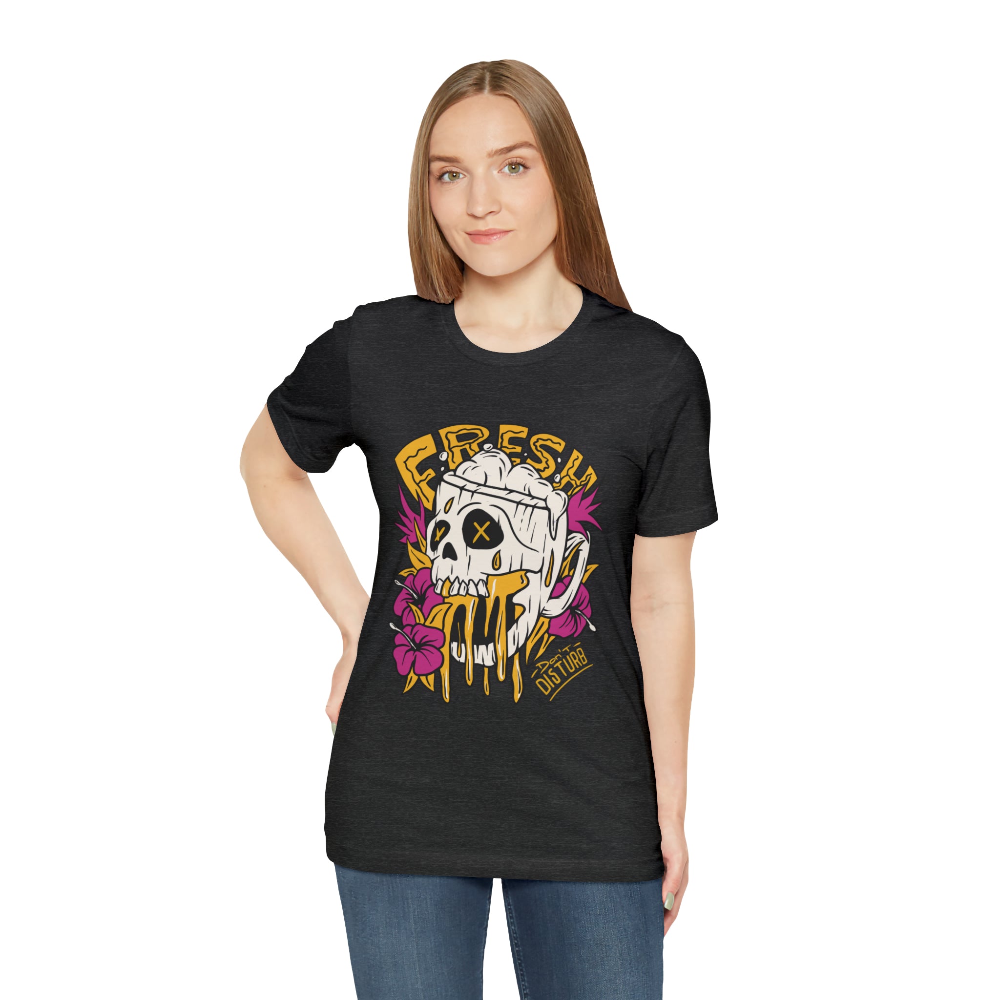 Fresh Beer Skull Shirt | Drink Beer Unisex T-Shirt