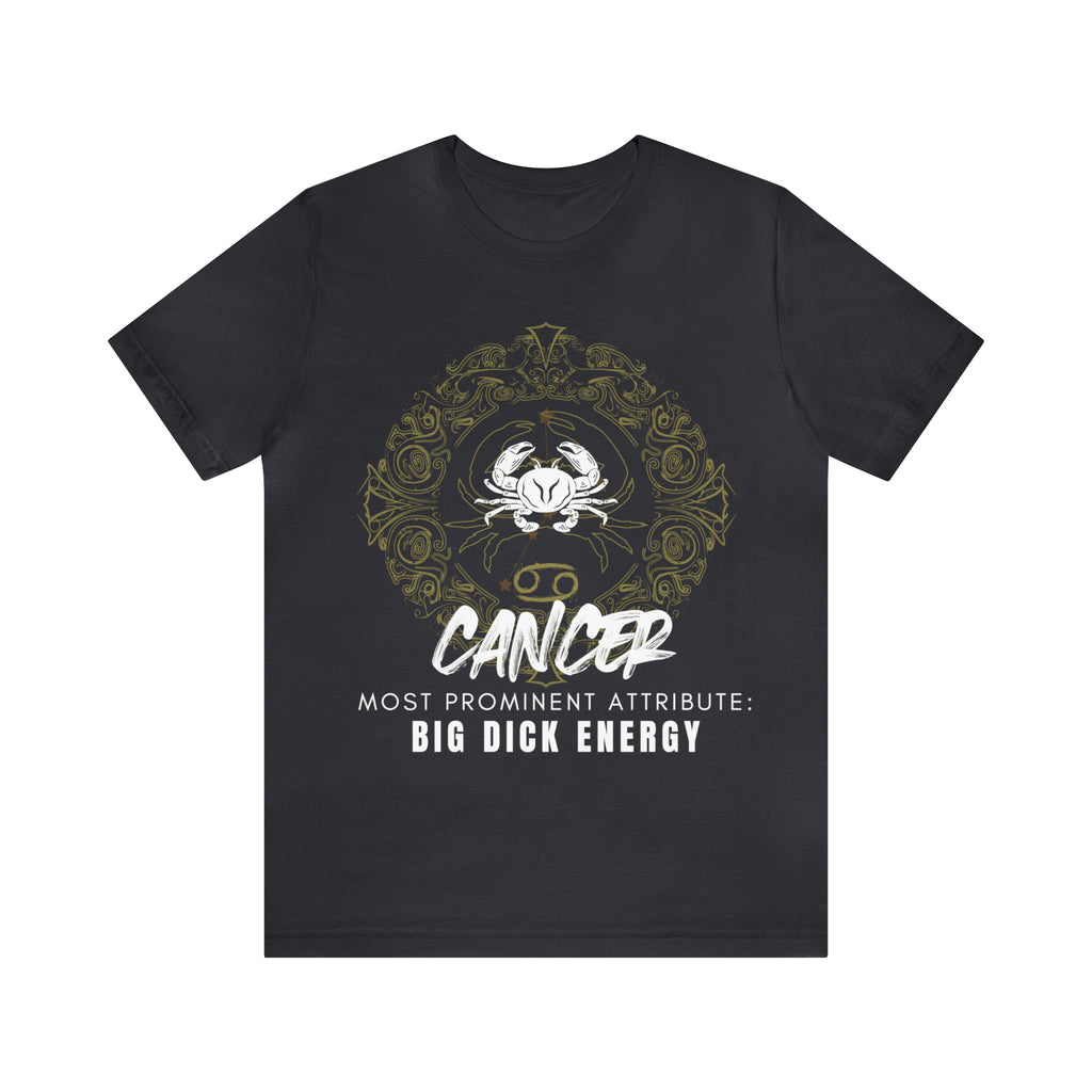 Cancer Zodiac Big Dick Energy Shirt | Zodiac Sign Statement T-Shirt