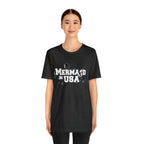 Mermaid in USA July 4th Shirt | July 4th Independence Statement T-Shirt