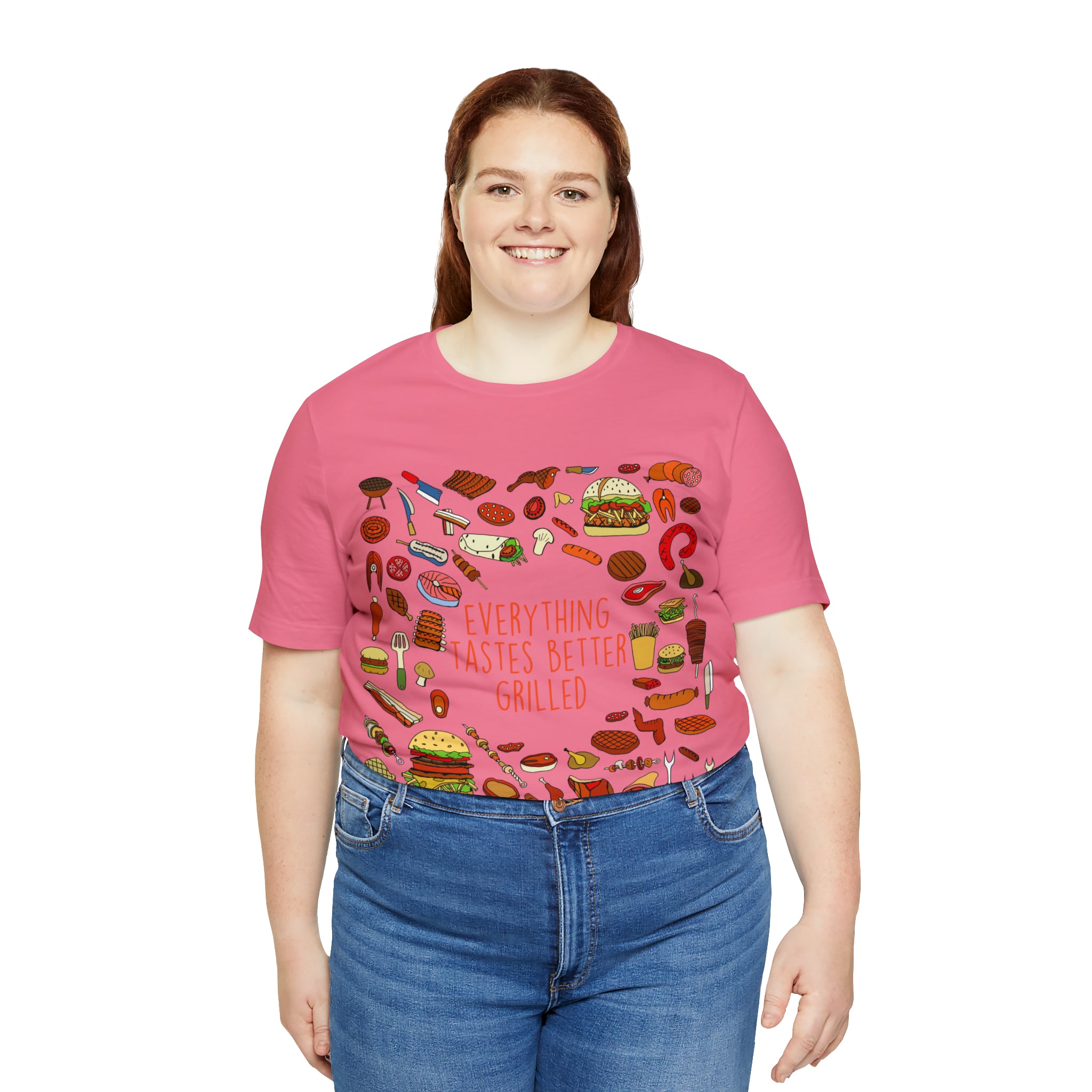 Everything Tastes Better Grilled Shirt | Grilling Love Unisex T-Shirt