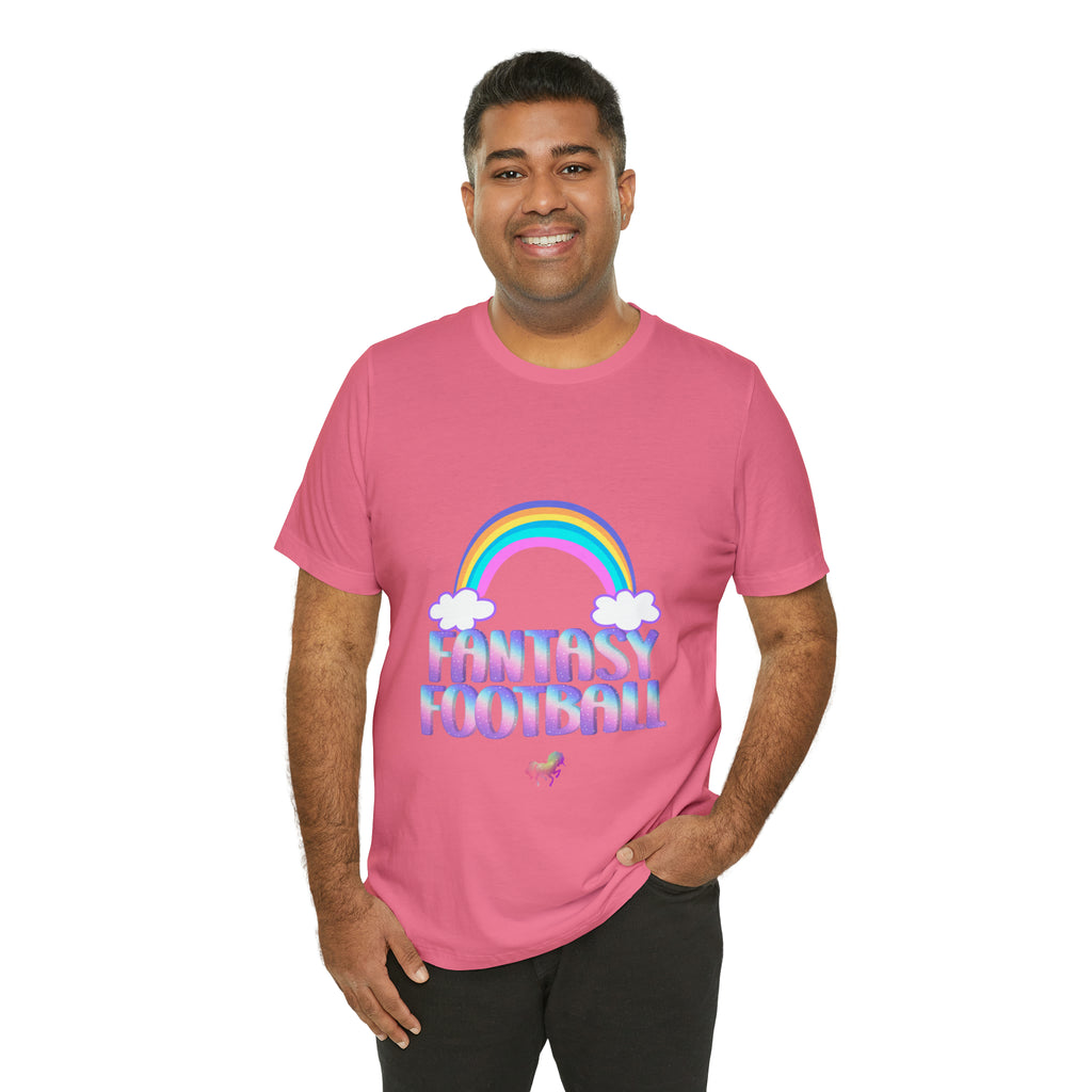 Cute Fantasy Football Shirt | Pink Cute Fantasy Football Unisex T-Shirt