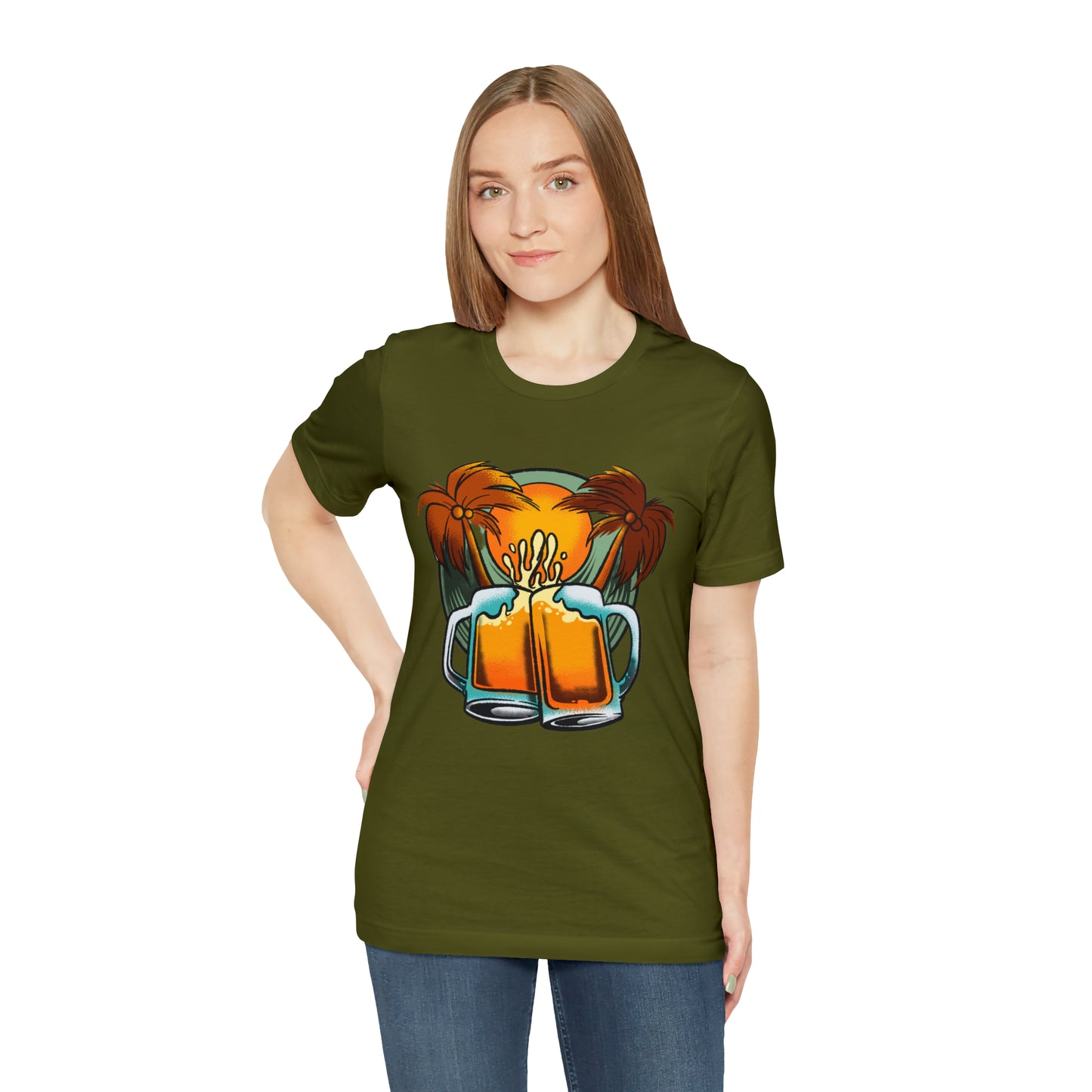Beer Day Beach Day Shirt | Drink Beer Unisex T-Shirt