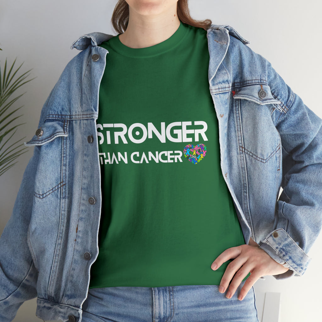 Stronger Than Cancer Shirt | Cancer Warrior Support Unisex T-Shirt