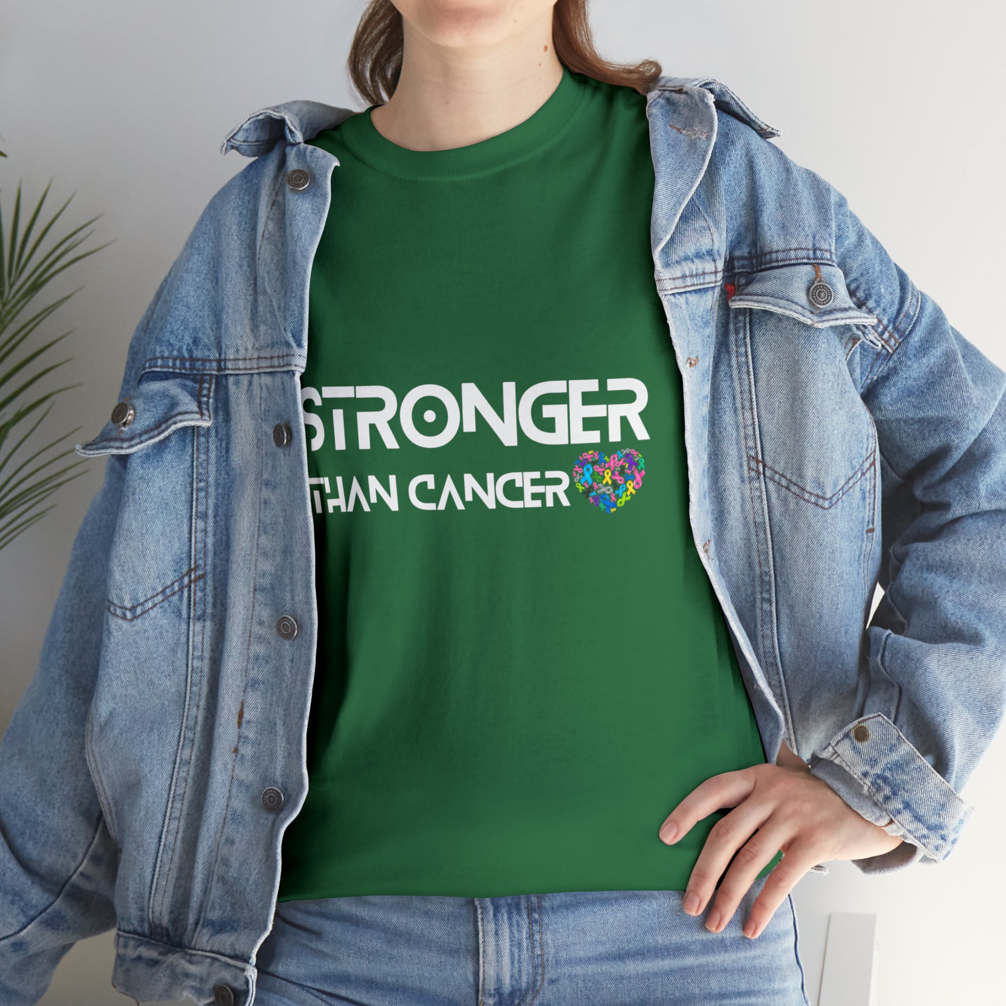 Stronger Than Cancer Shirt | Cancer Warrior Support Unisex T-Shirt