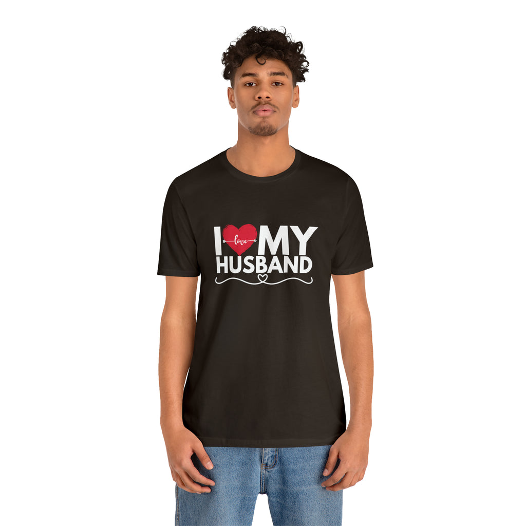 I Love My Husband Shirt | Couple Love T-Shirt, Pair Husband Wife Matching Shirt