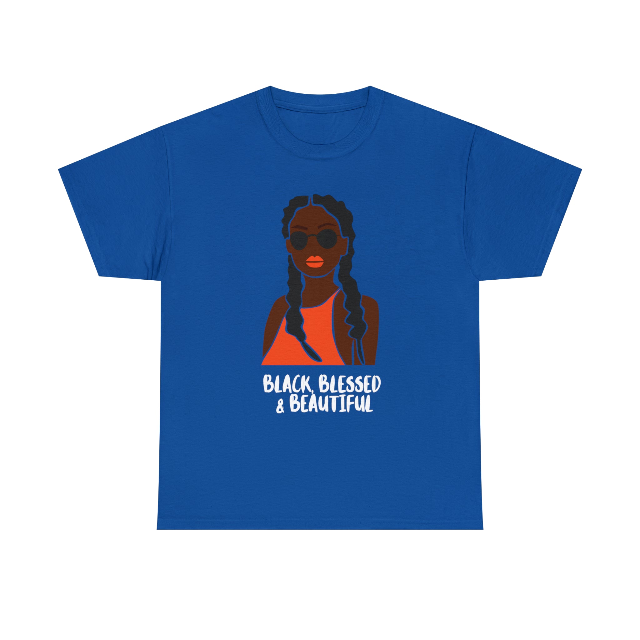 Black Blessed And Beautiful Shirt | Empowered & Beautiful Cotton T-shirt