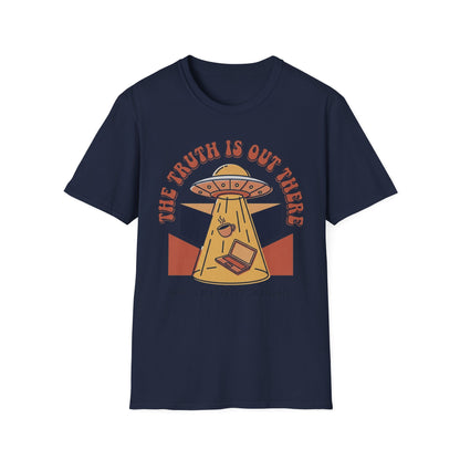 The Truth Is Out There UFO Graphic T-Shirt — Vintage Alien Abduction Tee