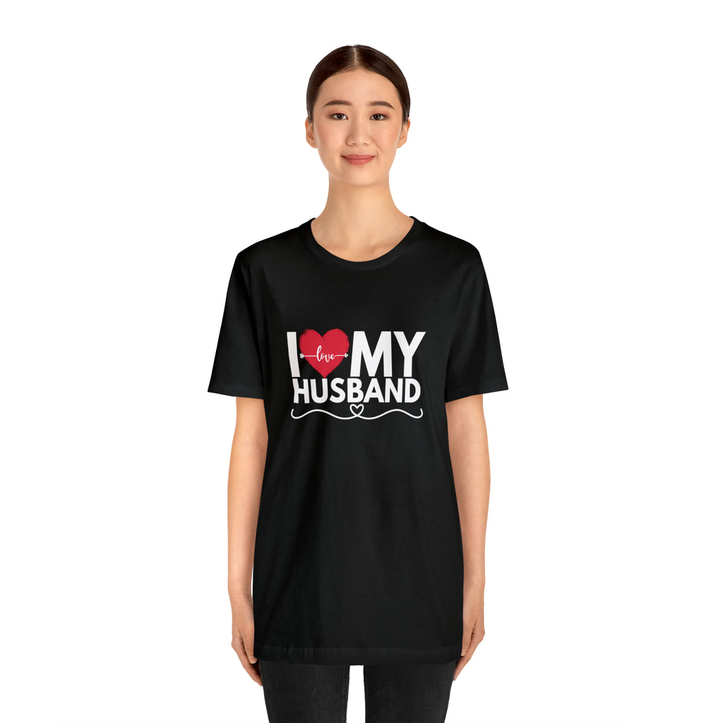 I Love My Husband Shirt | Couple Love T-Shirt, Pair Husband Wife Matching Shirt