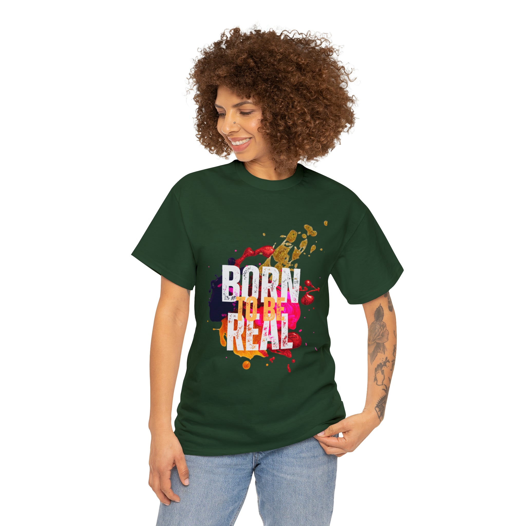 Born To Be Real  | Genuine Spirit Unisex Statement Tee