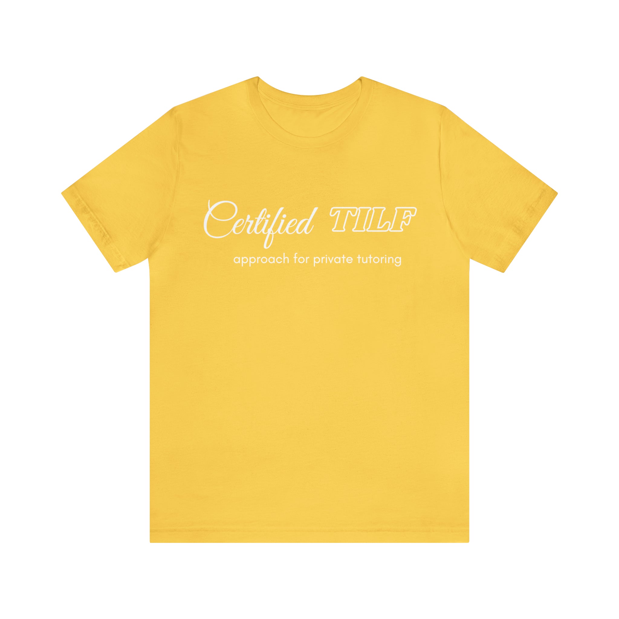 Certified TILF Shirt | Funny Private Tutoring TILF Unisex T-Shirt
