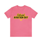National Aviation Day Yellow Shirt | Airplane Pilot T-Shirt