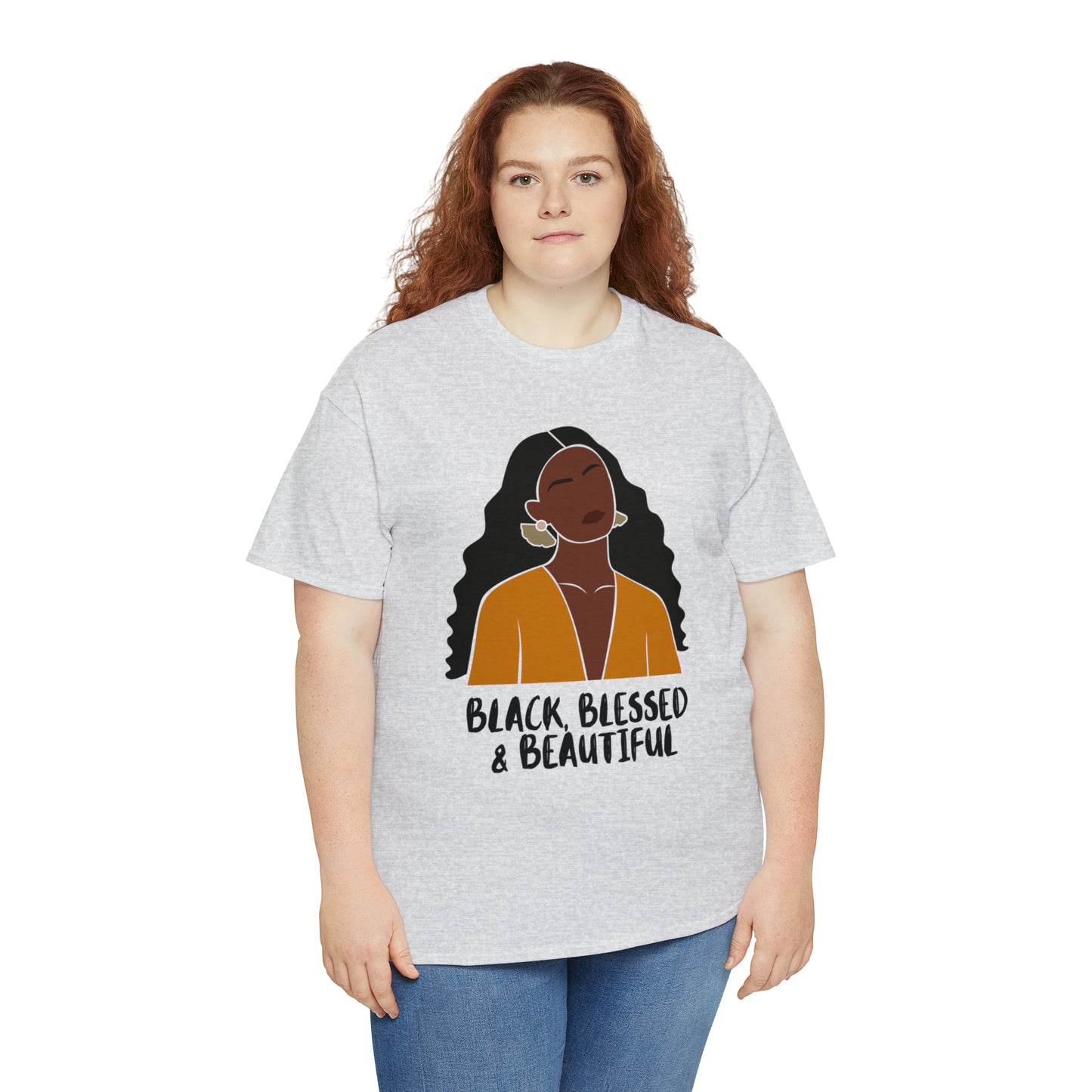 Black, Blessed & Beautiful Shirt | Empowered & Beautiful Cotton T-shirt