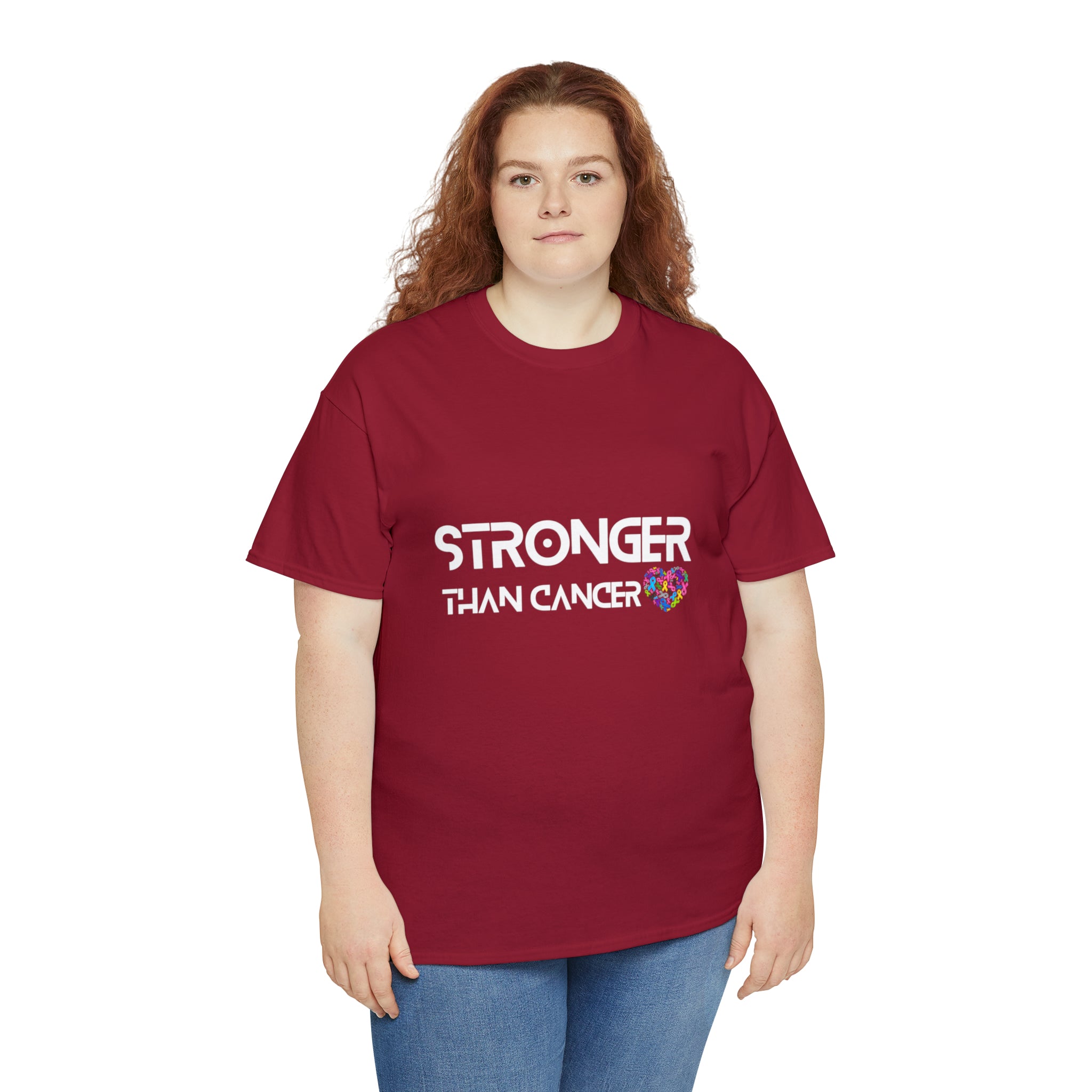 Stronger Than Cancer Shirt | Cancer Warrior Support Unisex T-Shirt
