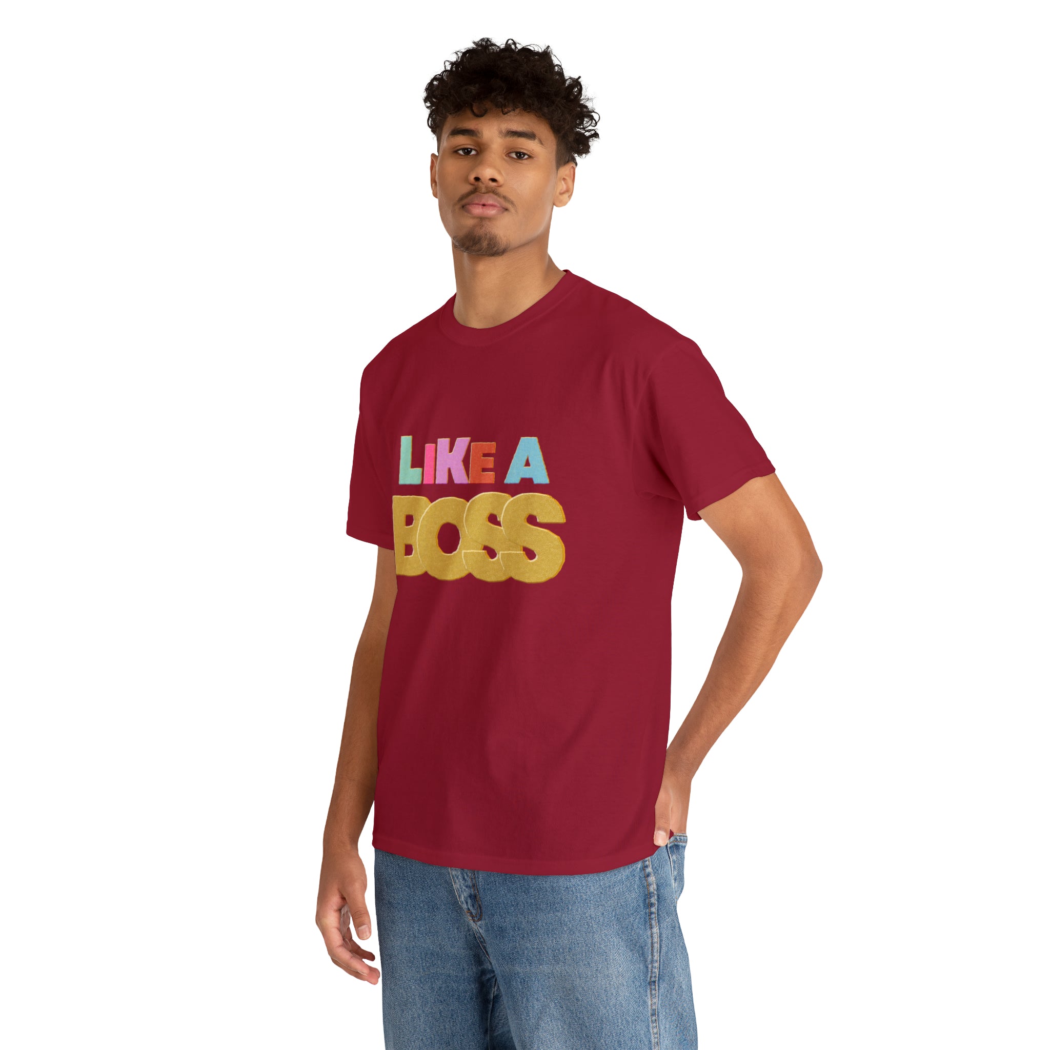 Like A Boss Shirt | Colorful Boss Vibes Statement Tee