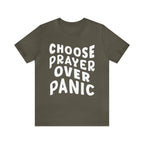 Prayer Over Panic Unisex Shirt | Religious Shirt for Prayers