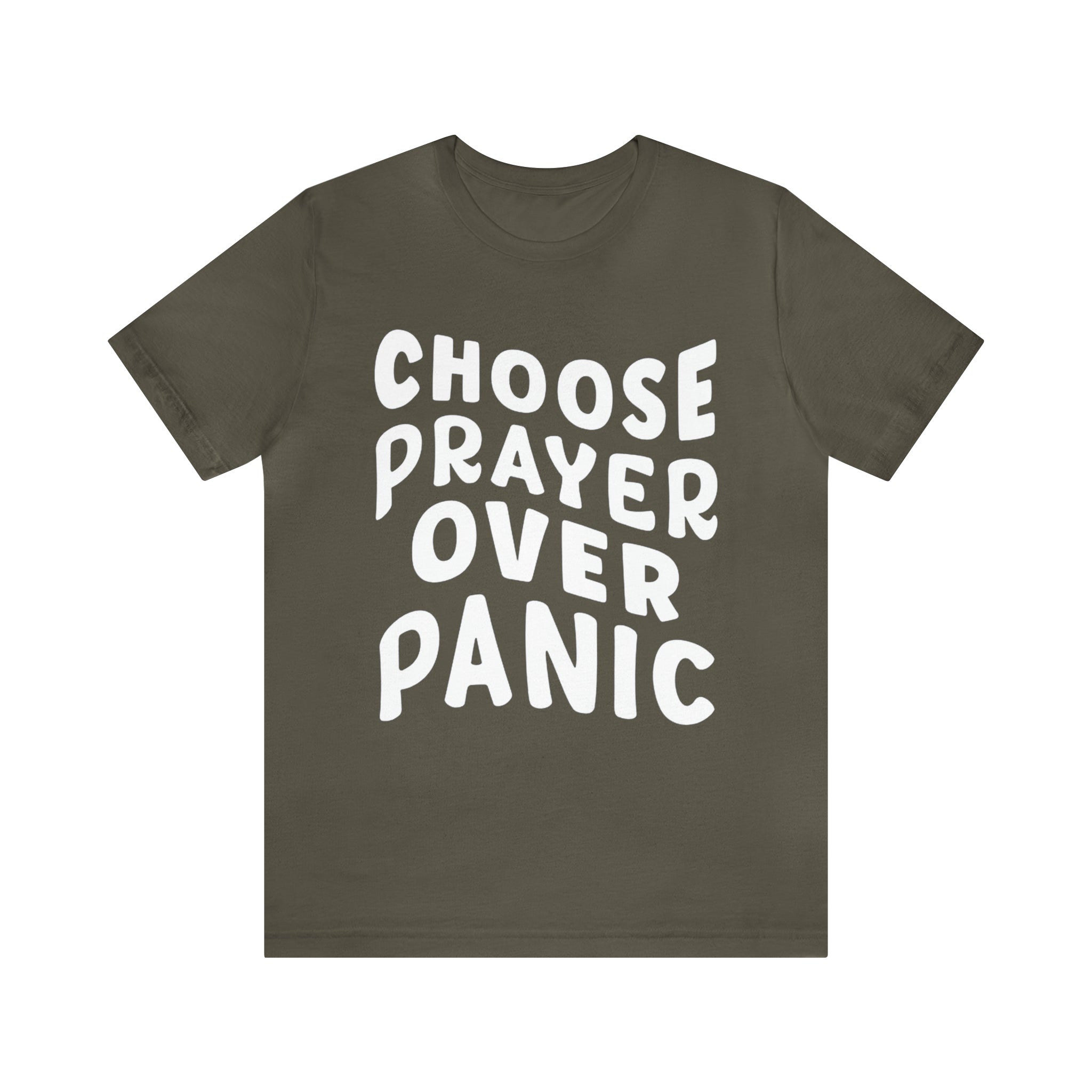 Prayer Over Panic Unisex Shirt | Religious Shirt for Prayers