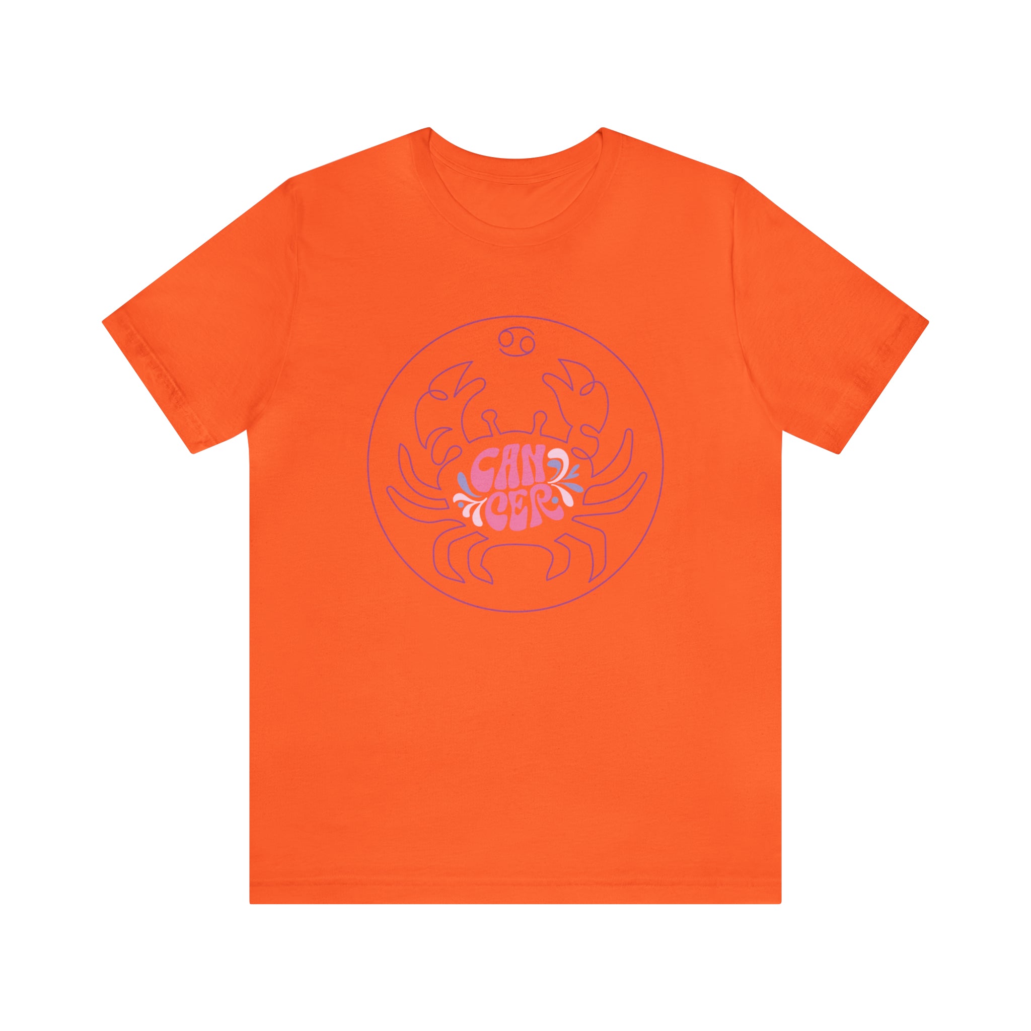Cancer Crab Zodiac Graphics Shirt | Zodiac Sign Statement T-Shirt