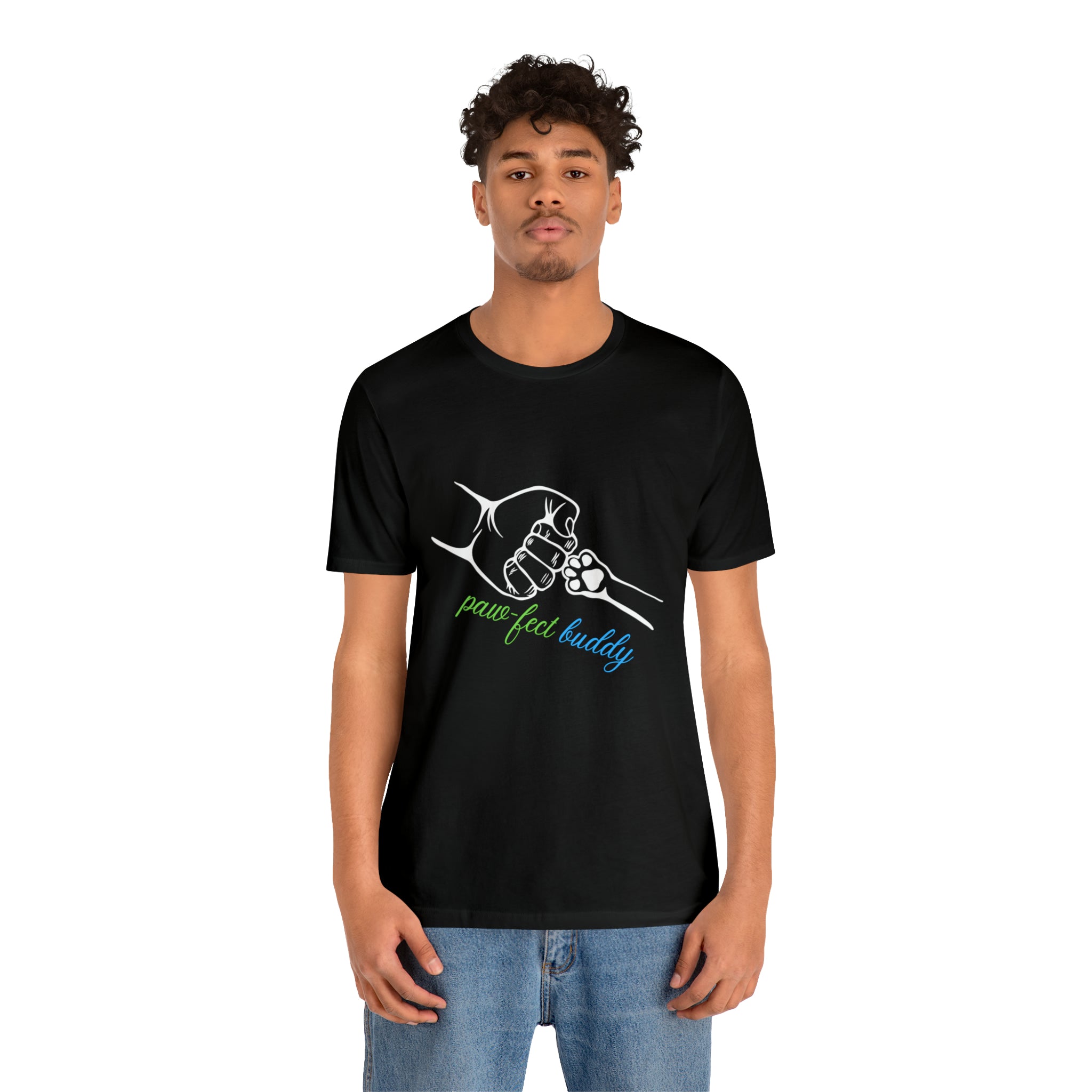Paw-fect Buddy Sort Sleeve Shirt | Dog Lover Unisex T-Shirt