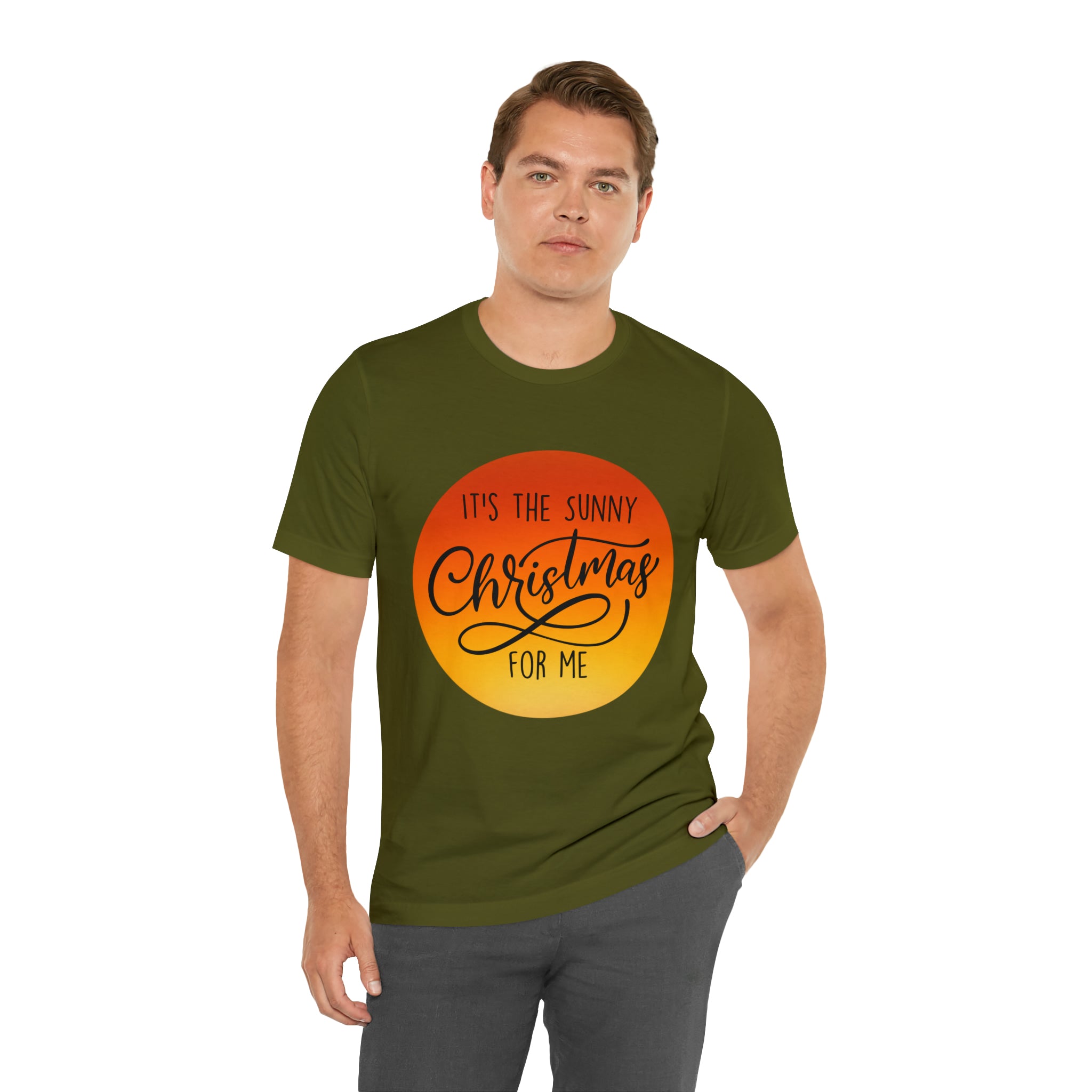 Christmas in July Orange Shirt | Christmas in July Statement T-Shirt
