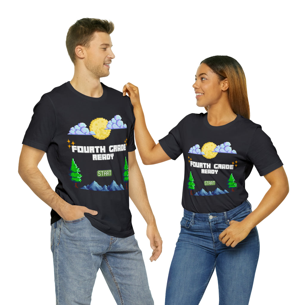Fourth Grade Ready Pixel Shirt | Minecraft Unisex T-Shirt