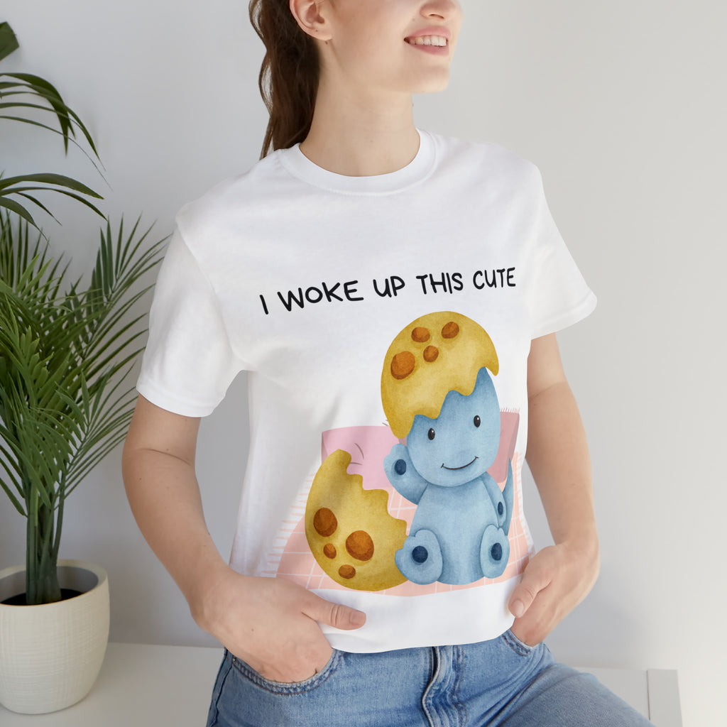 I Woke Up This Cute Shirt | Baby Dino Collection Unisex T-Shirt