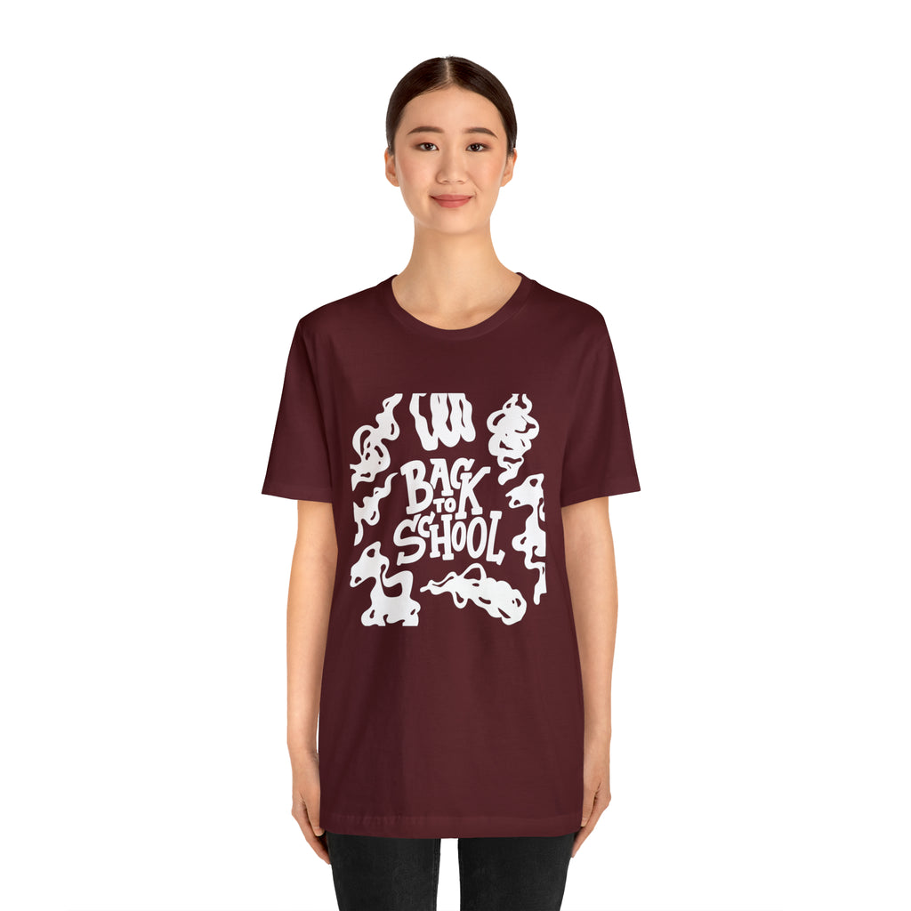 Back to School Ink Shirt | Black and White School Unisex T-Shirt