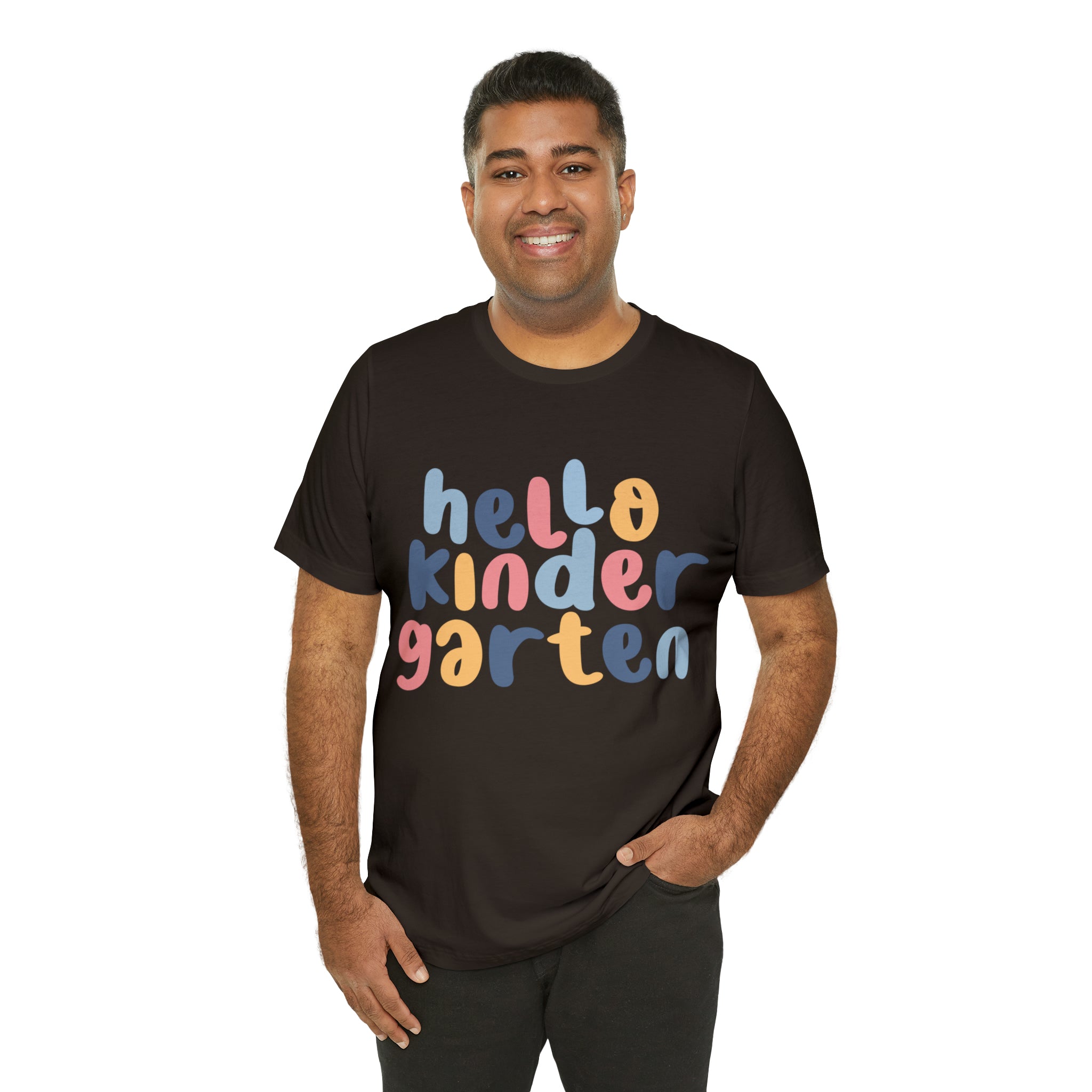 Hello Kindergarten School Shirt | First day of School Unisex T-Shirt