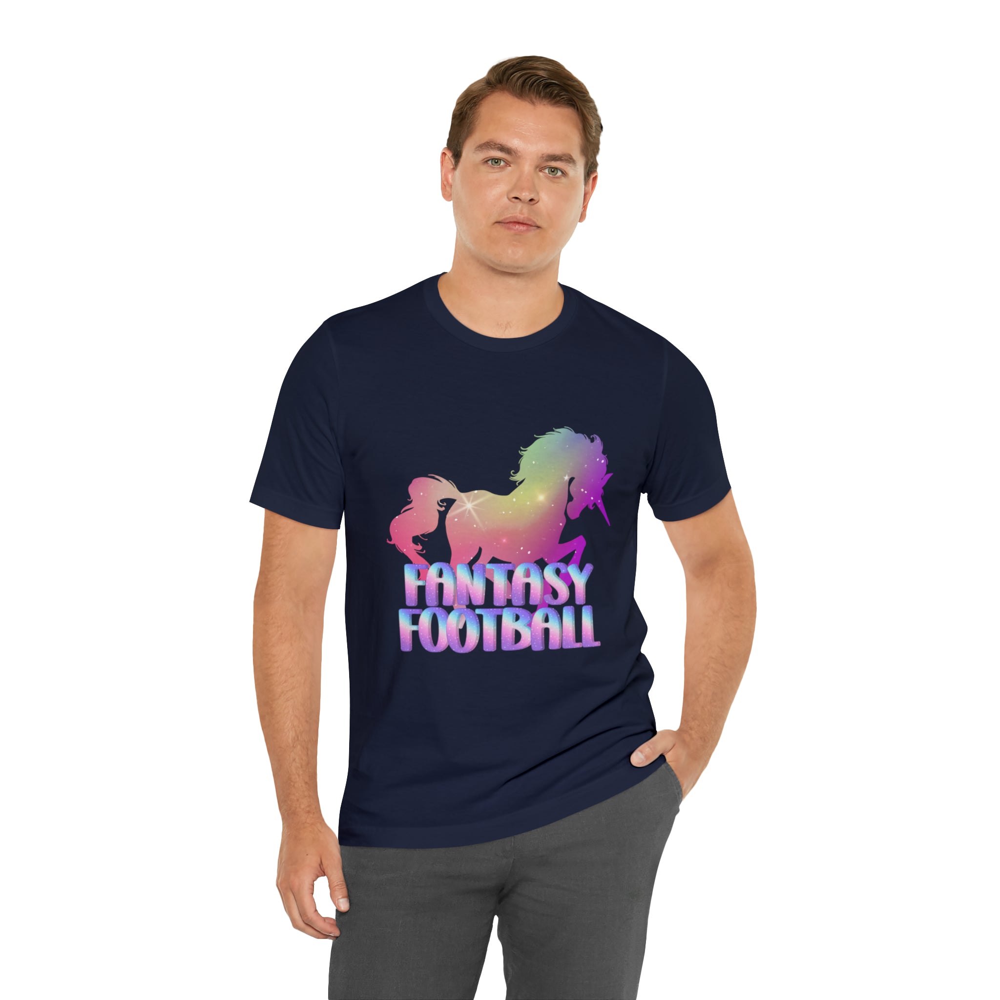 Fantasy Football Pink Shirt | Unicorn Fantasy Football Unisex T-Shirt