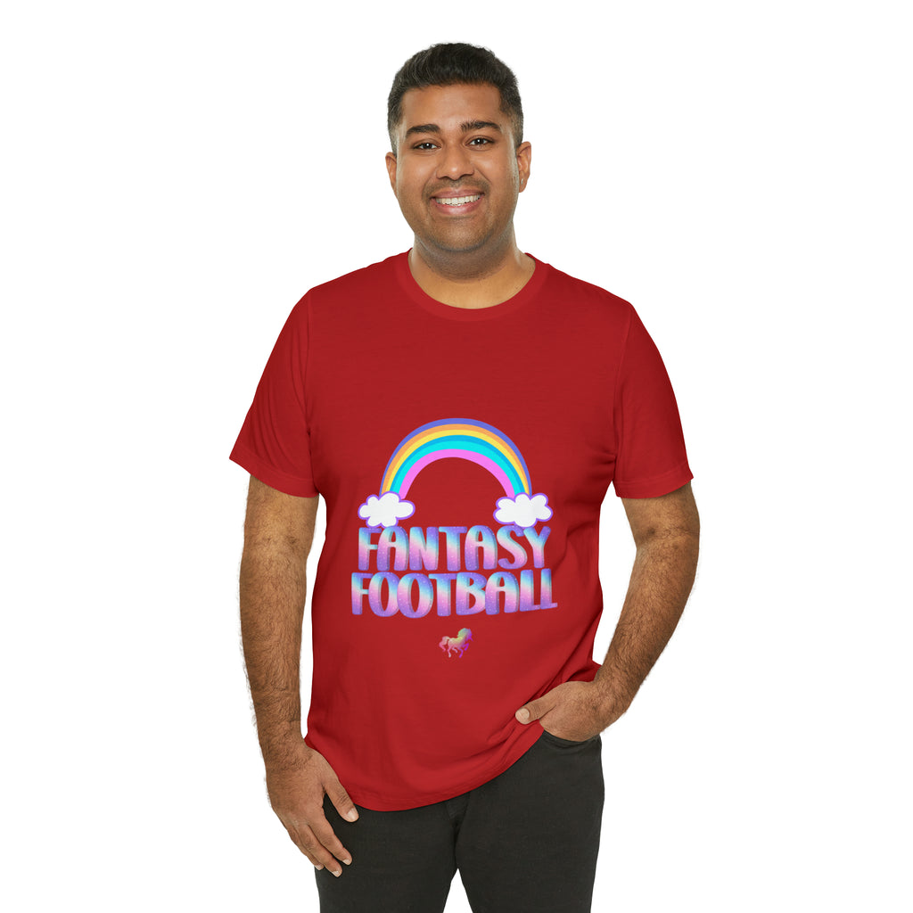 Cute Fantasy Football Shirt | Pink Cute Fantasy Football Unisex T-Shirt