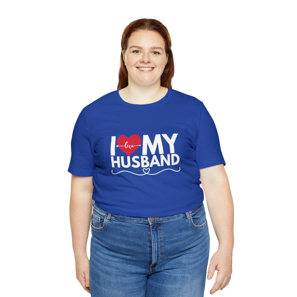 I Love My Husband Shirt | Couple Love T-Shirt, Pair Husband Wife Matching Shirt